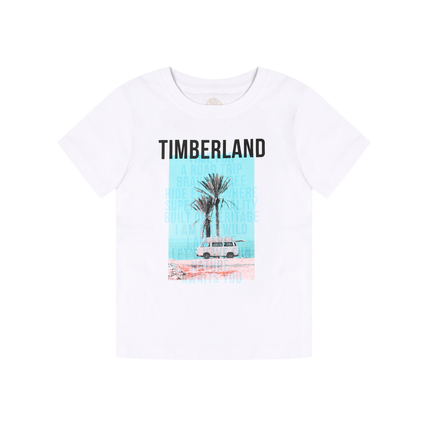 Timberland Тишърт T25Q72 D Бял Regular Fit - Pepit.bg