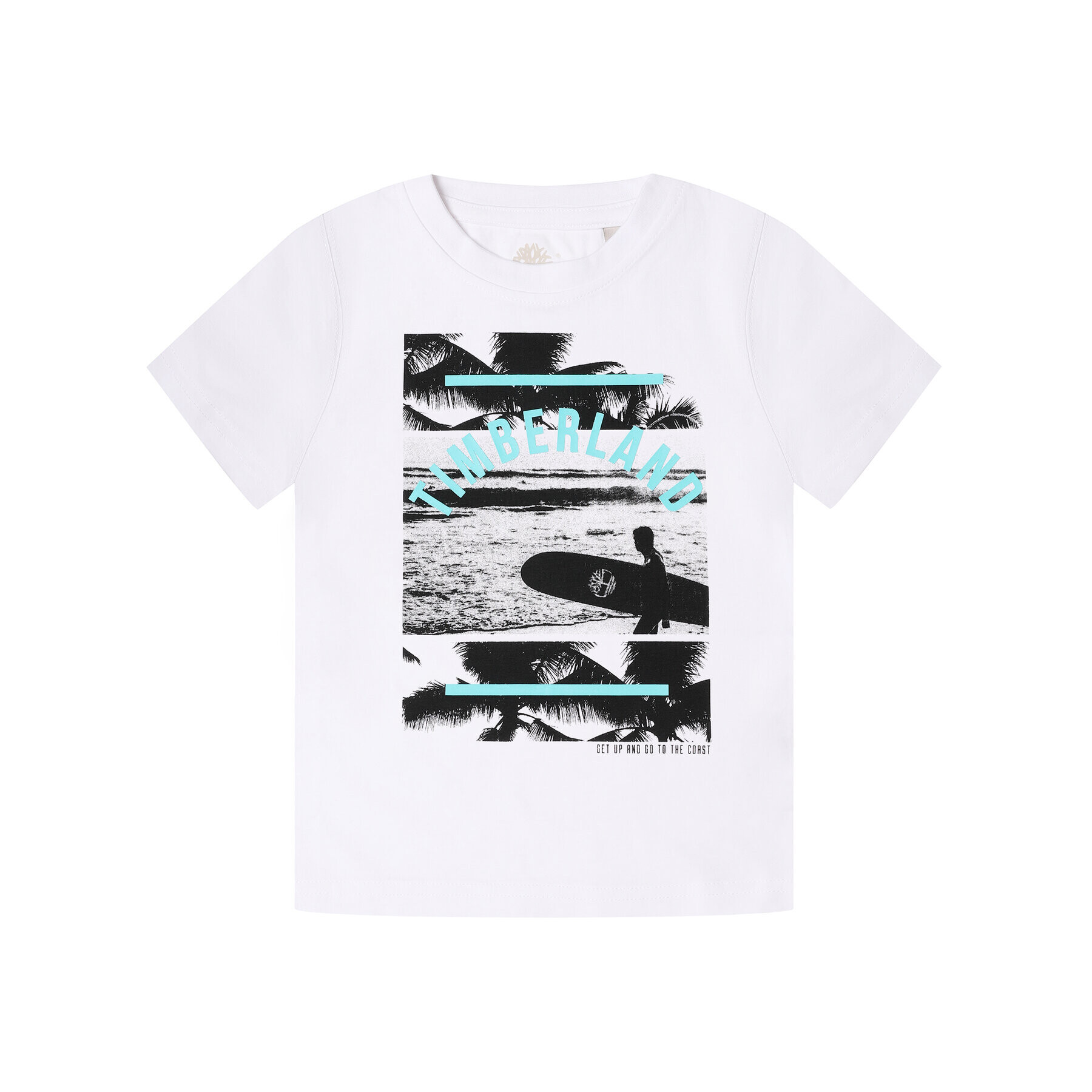 Timberland Тишърт T25Q80 M Бял Regular Fit - Pepit.bg