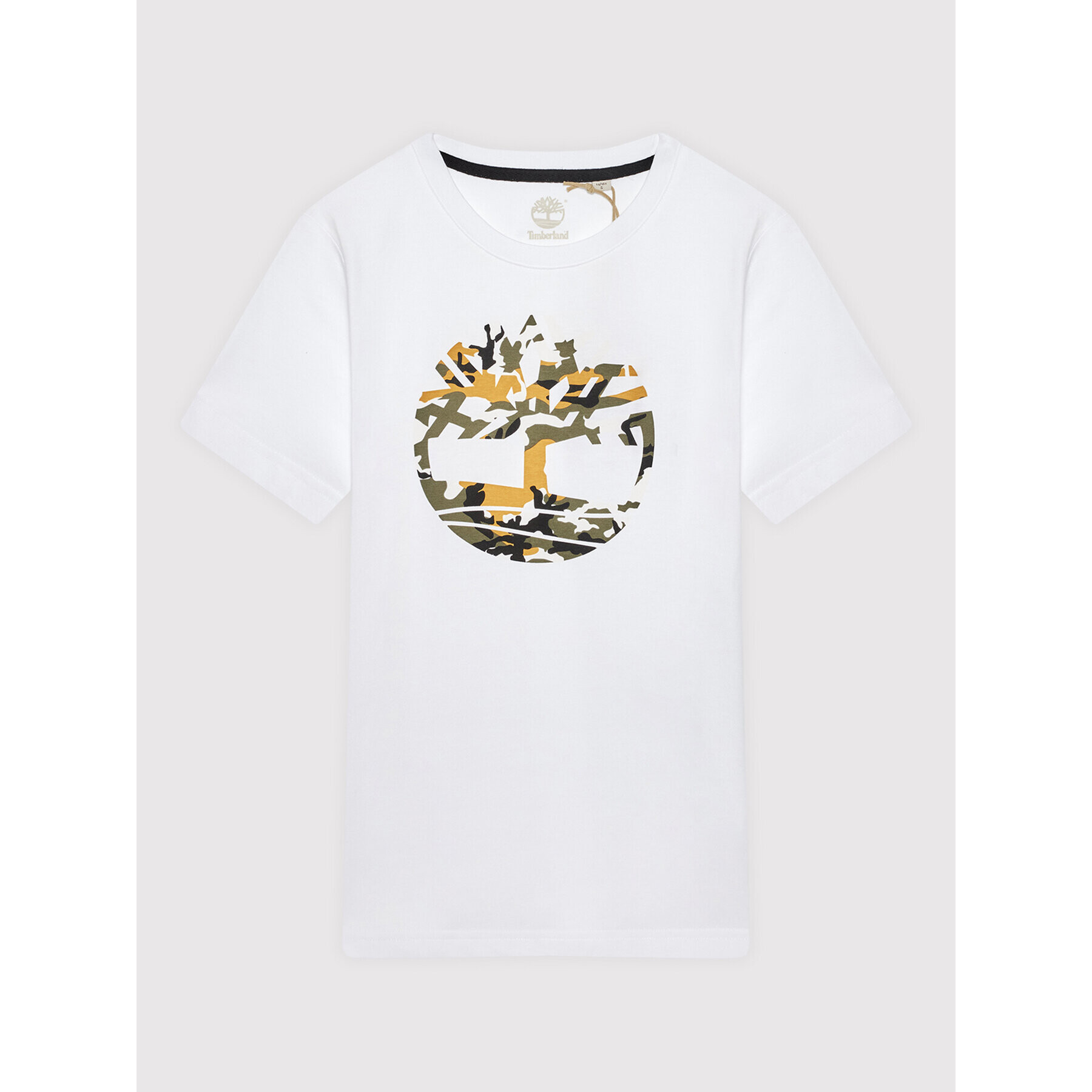 Timberland Тишърт T25S34 D Бял Regular Fit - Pepit.bg
