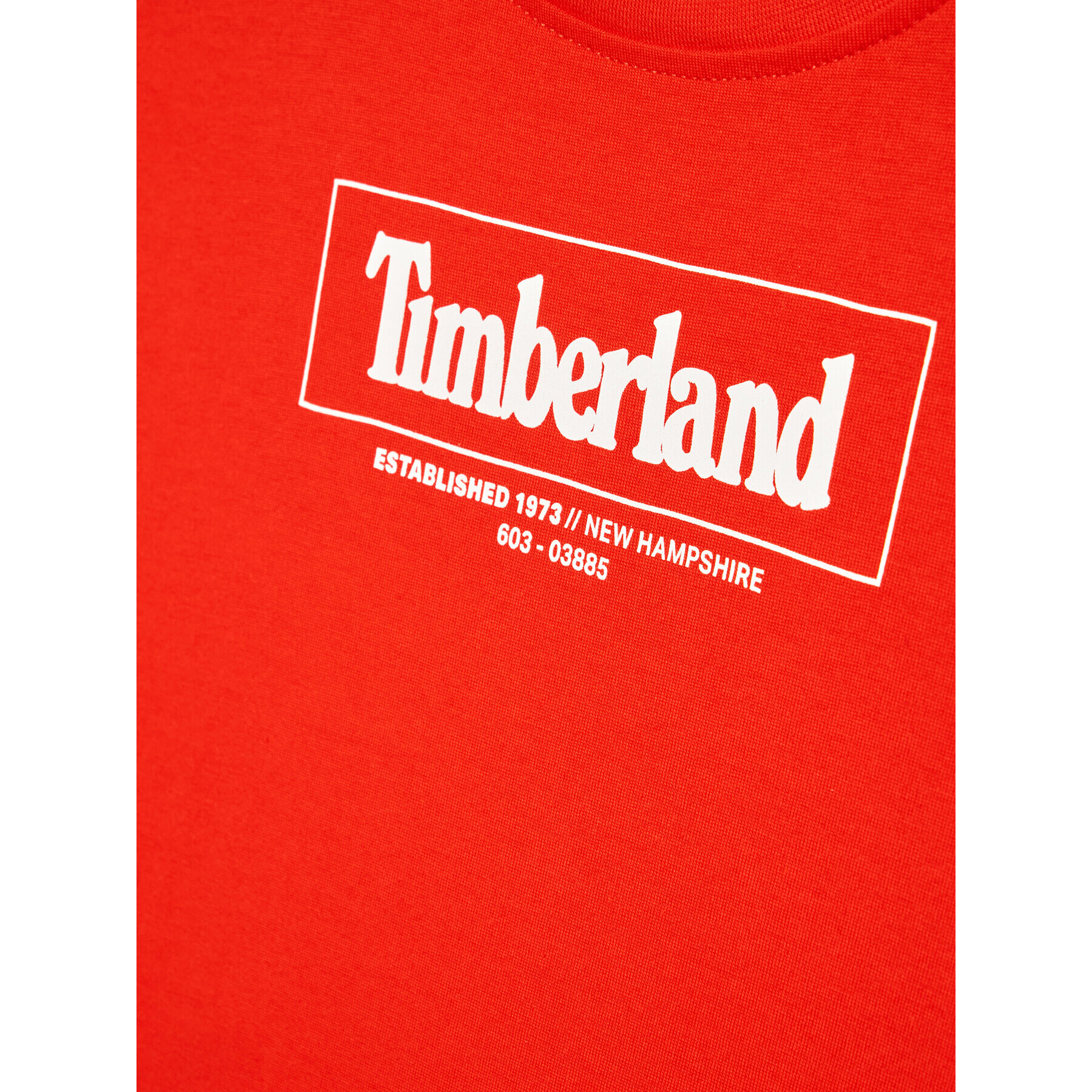 Timberland Тишърт T25S81 D Червен Regular Fit - Pepit.bg