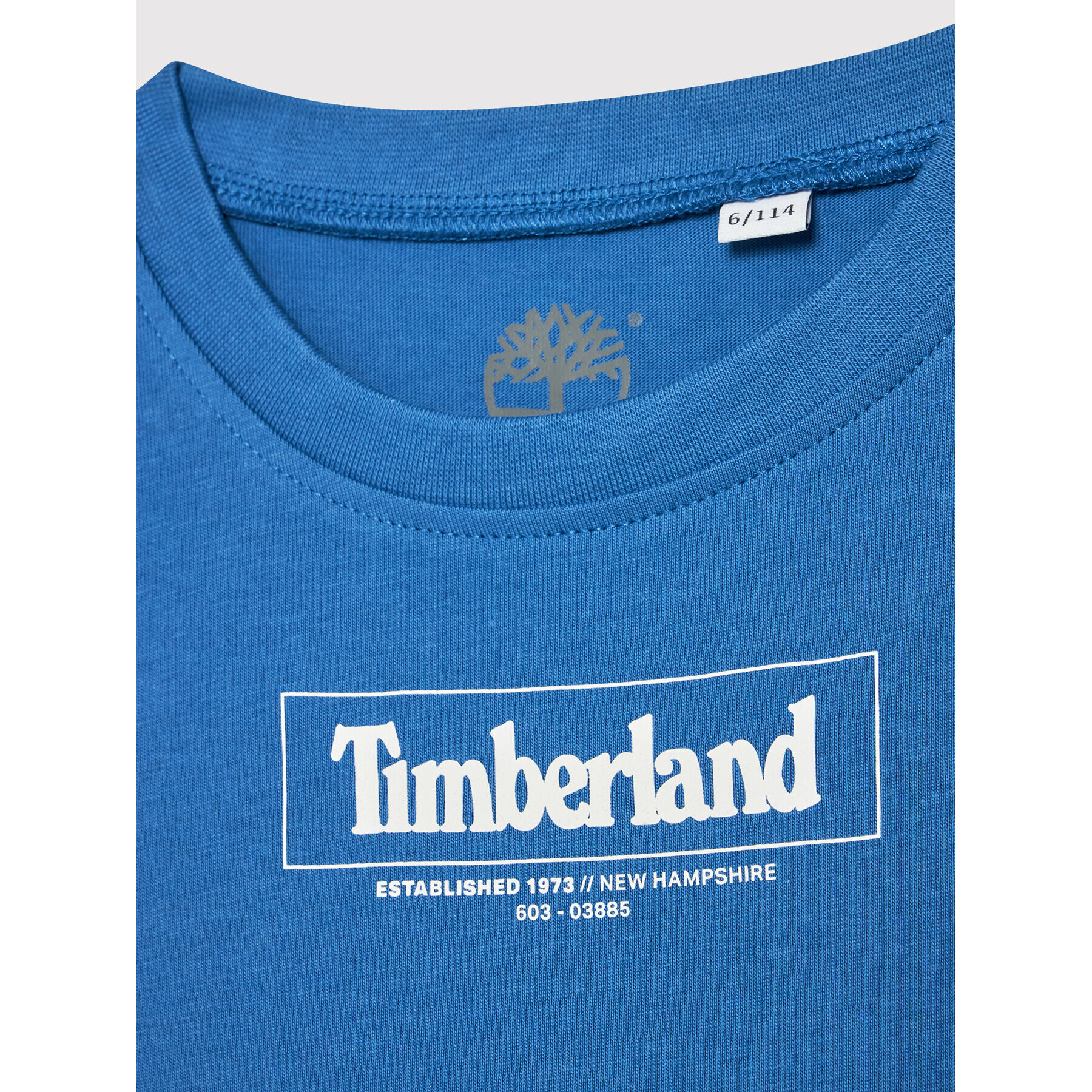 Timberland Тишърт T25S81 D Син Regular Fit - Pepit.bg