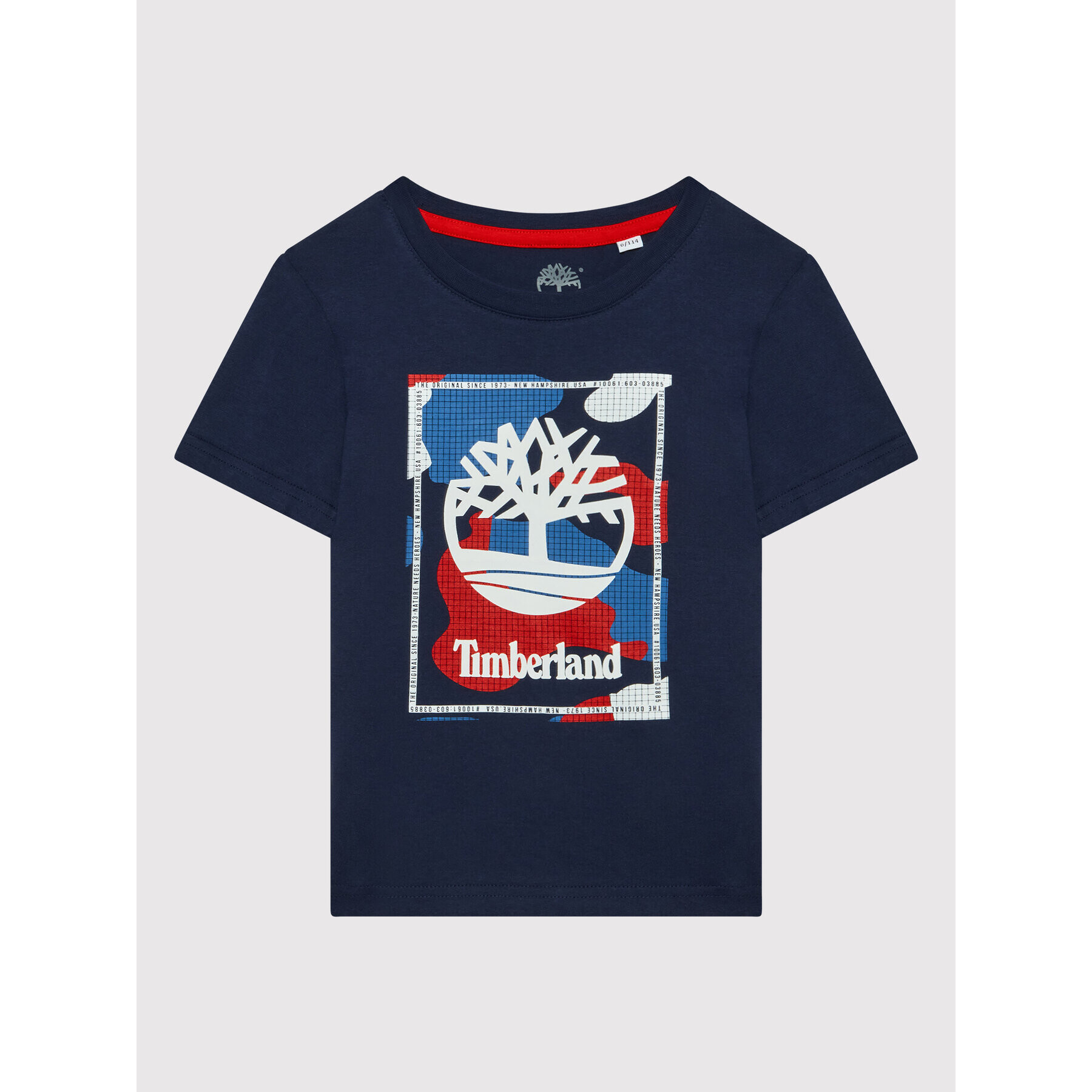 Timberland Тишърт T25S84 S Тъмносин Regular Fit - Pepit.bg