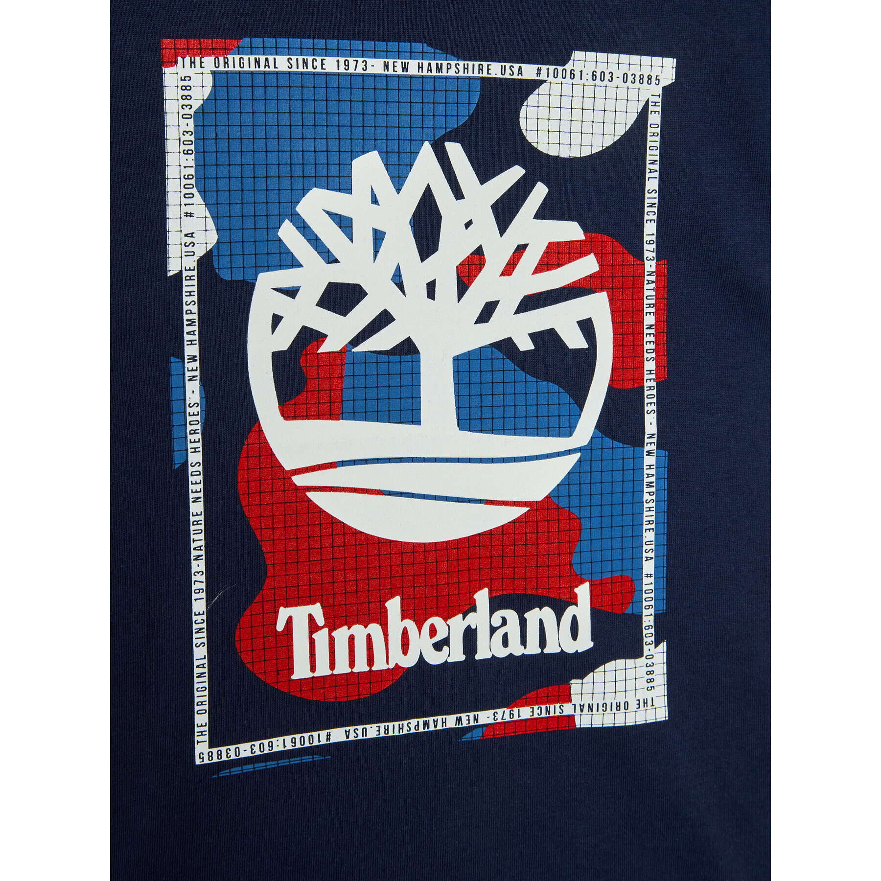 Timberland Тишърт T25S84 S Тъмносин Regular Fit - Pepit.bg