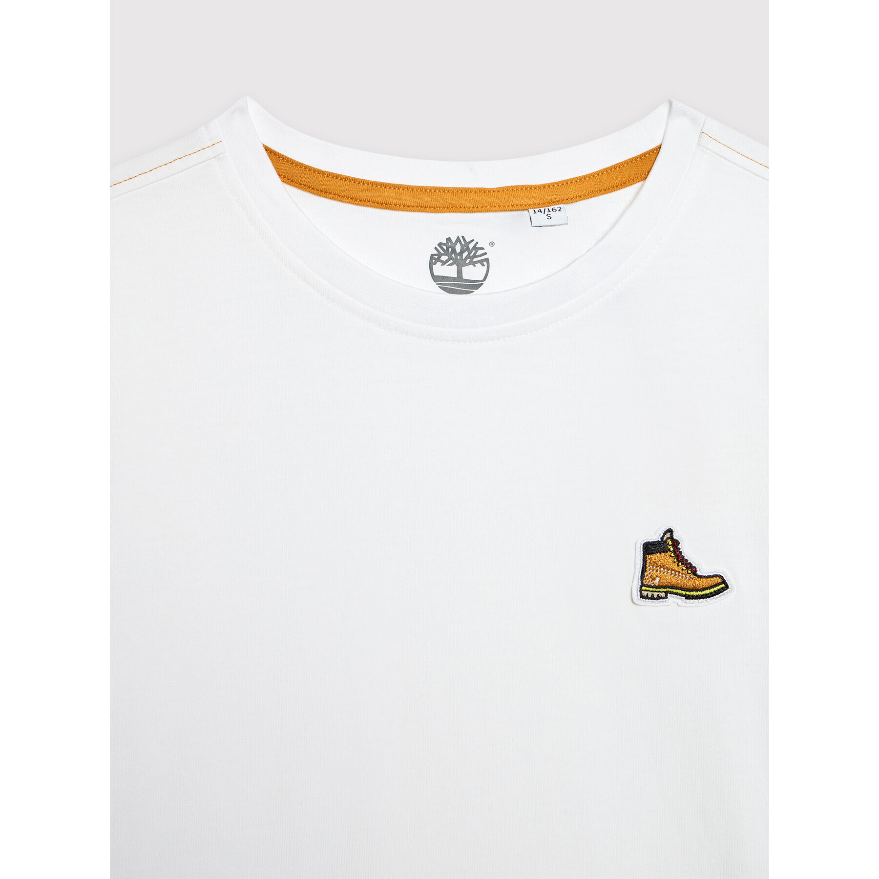 Timberland Тишърт T25S87 D Бял Regular Fit - Pepit.bg