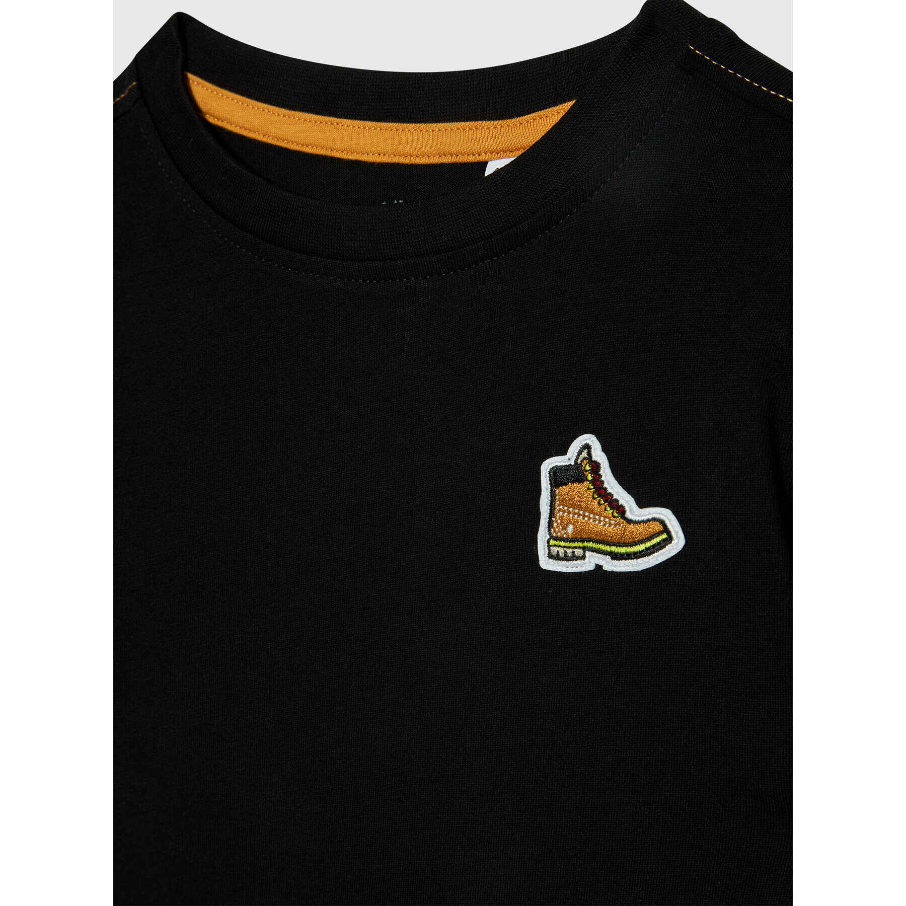 Timberland Тишърт T25S87 S Черен Regular Fit - Pepit.bg