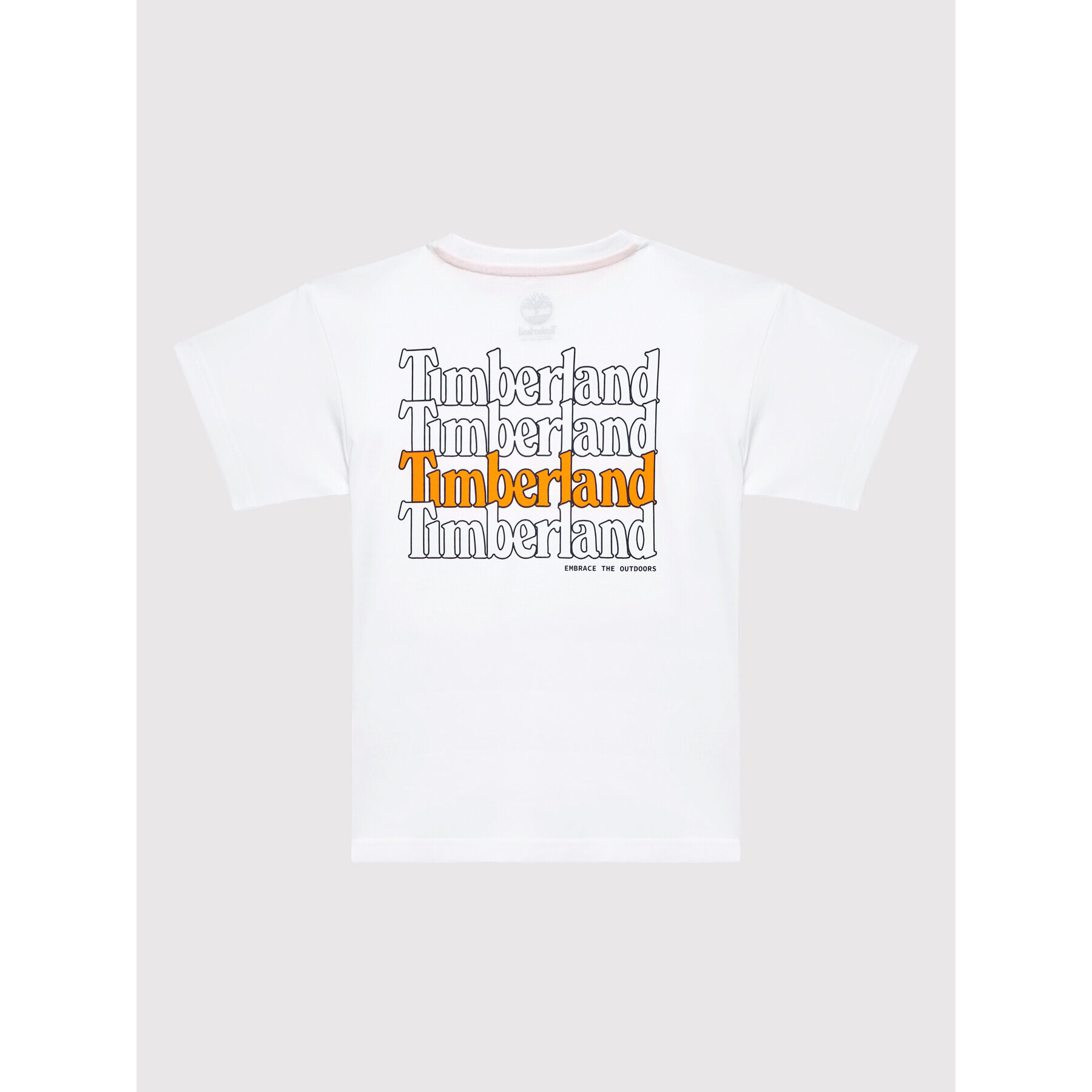 Timberland Тишърт T25S91 S Бял Regular Fit - Pepit.bg