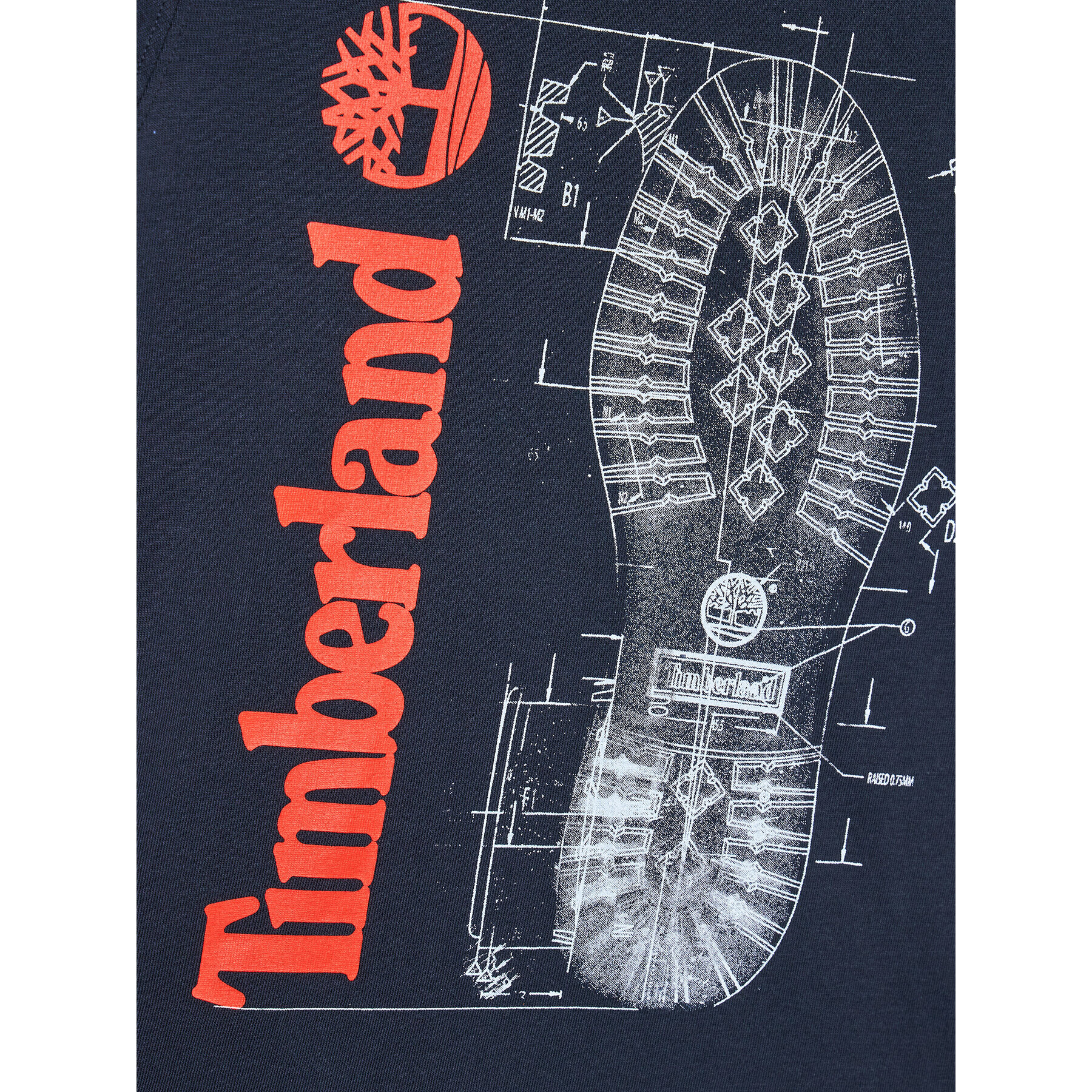 Timberland Тишърт T25T82 D Тъмносин Regular Fit - Pepit.bg