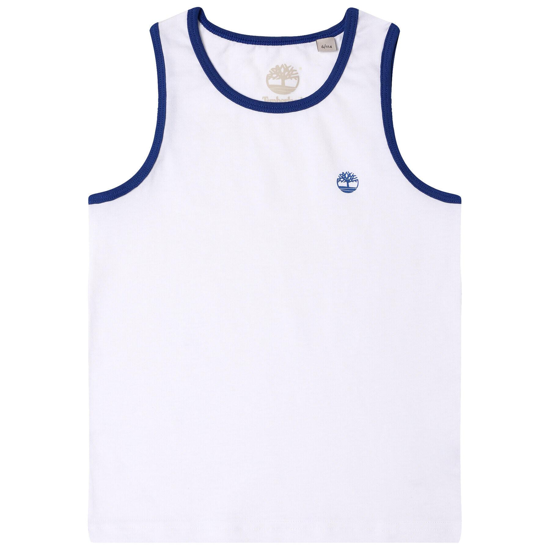 Timberland Топ T25Q87 D Бял Regular Fit - Pepit.bg