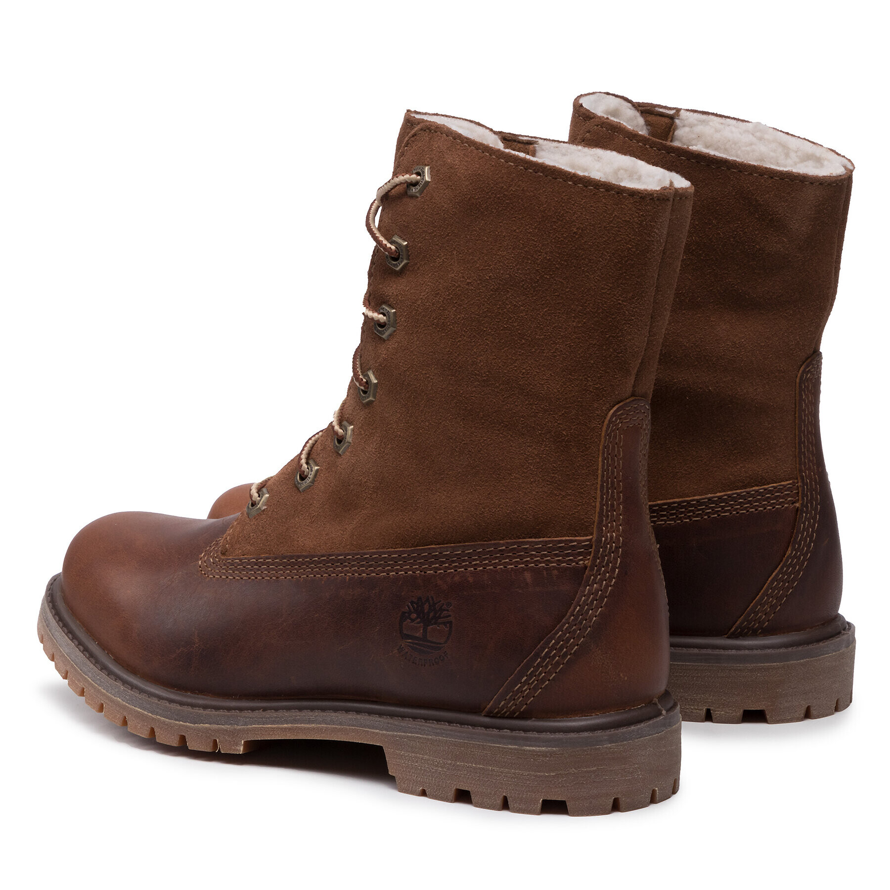 Timberland Туристически oбувки Authentics Teddy Flecce W TB08328R2421 Кафяв - Pepit.bg