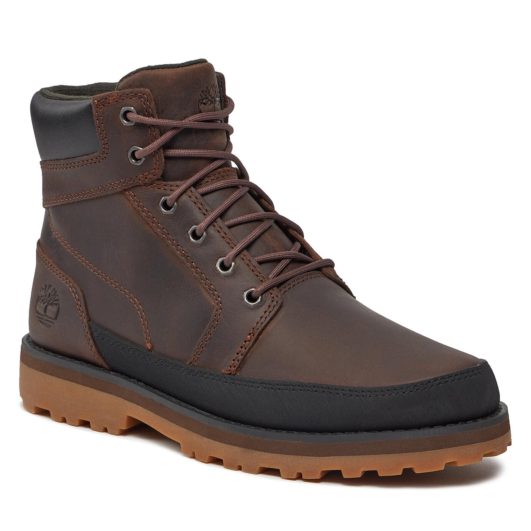 Timberland Туристически oбувки Courma Kid Boot W/ Rand TB0A62W19311 Кафяв - Pepit.bg