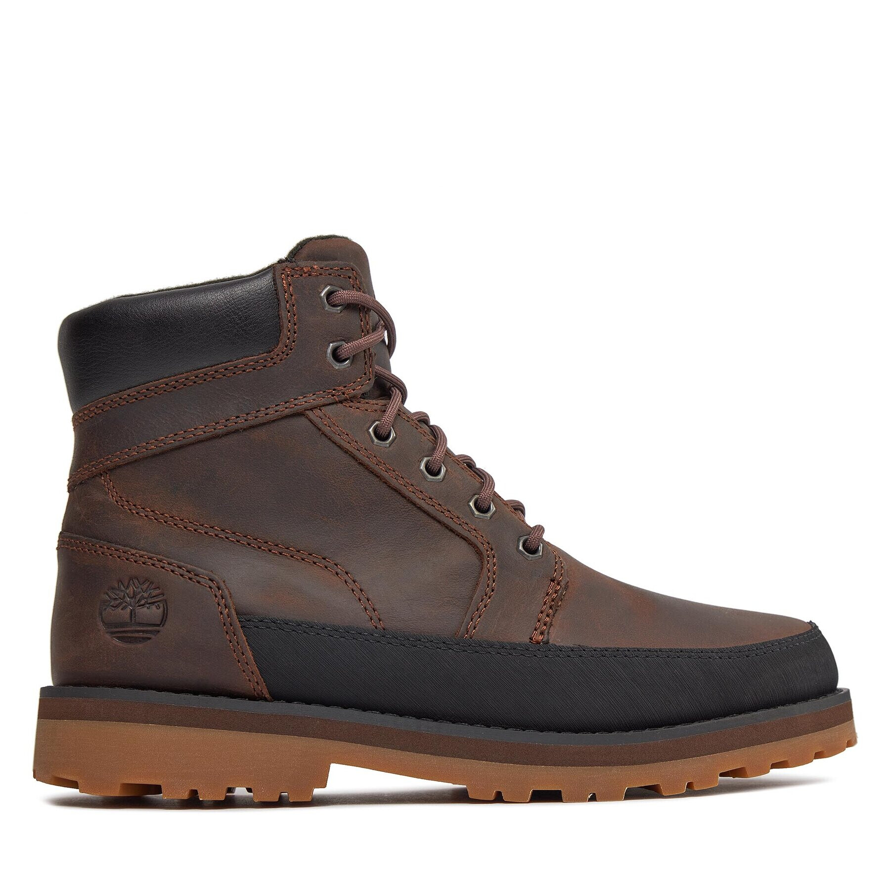 Timberland Туристически oбувки Courma Kid Boot W/ Rand TB0A62W19311 Кафяв - Pepit.bg