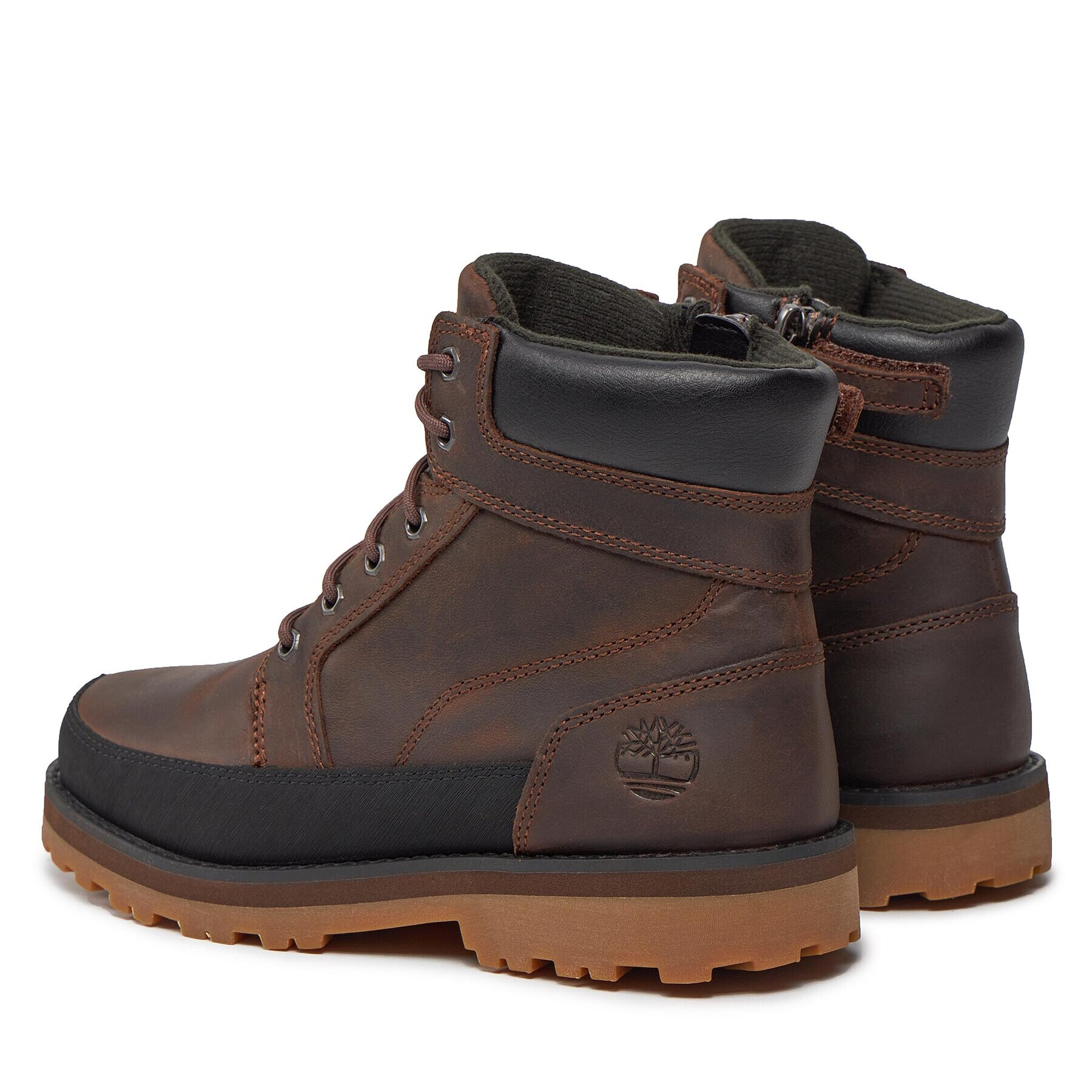 Timberland Туристически oбувки Courma Kid Boot W/ Rand TB0A62W19311 Кафяв - Pepit.bg