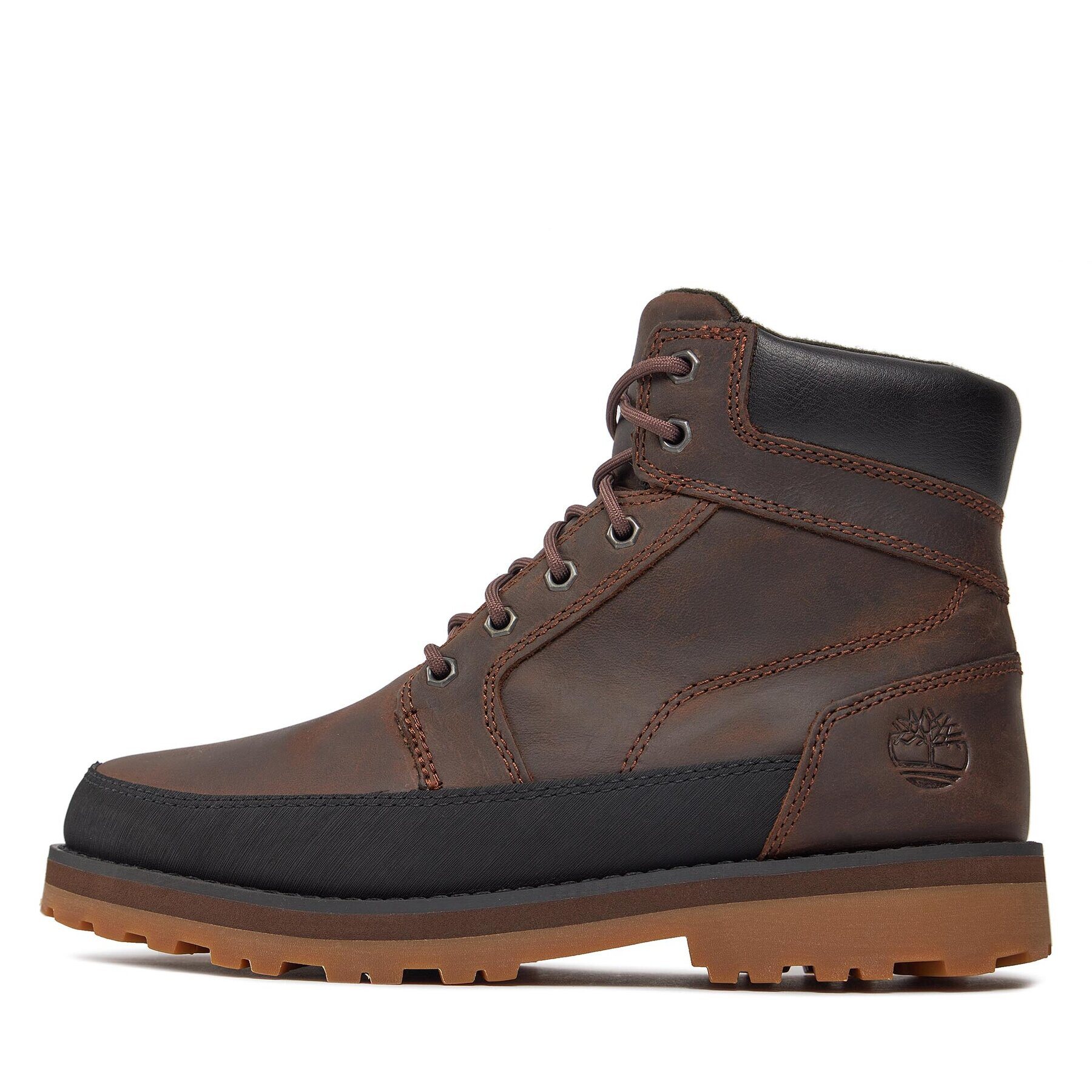 Timberland Туристически oбувки Courma Kid Boot W/ Rand TB0A62W19311 Кафяв - Pepit.bg