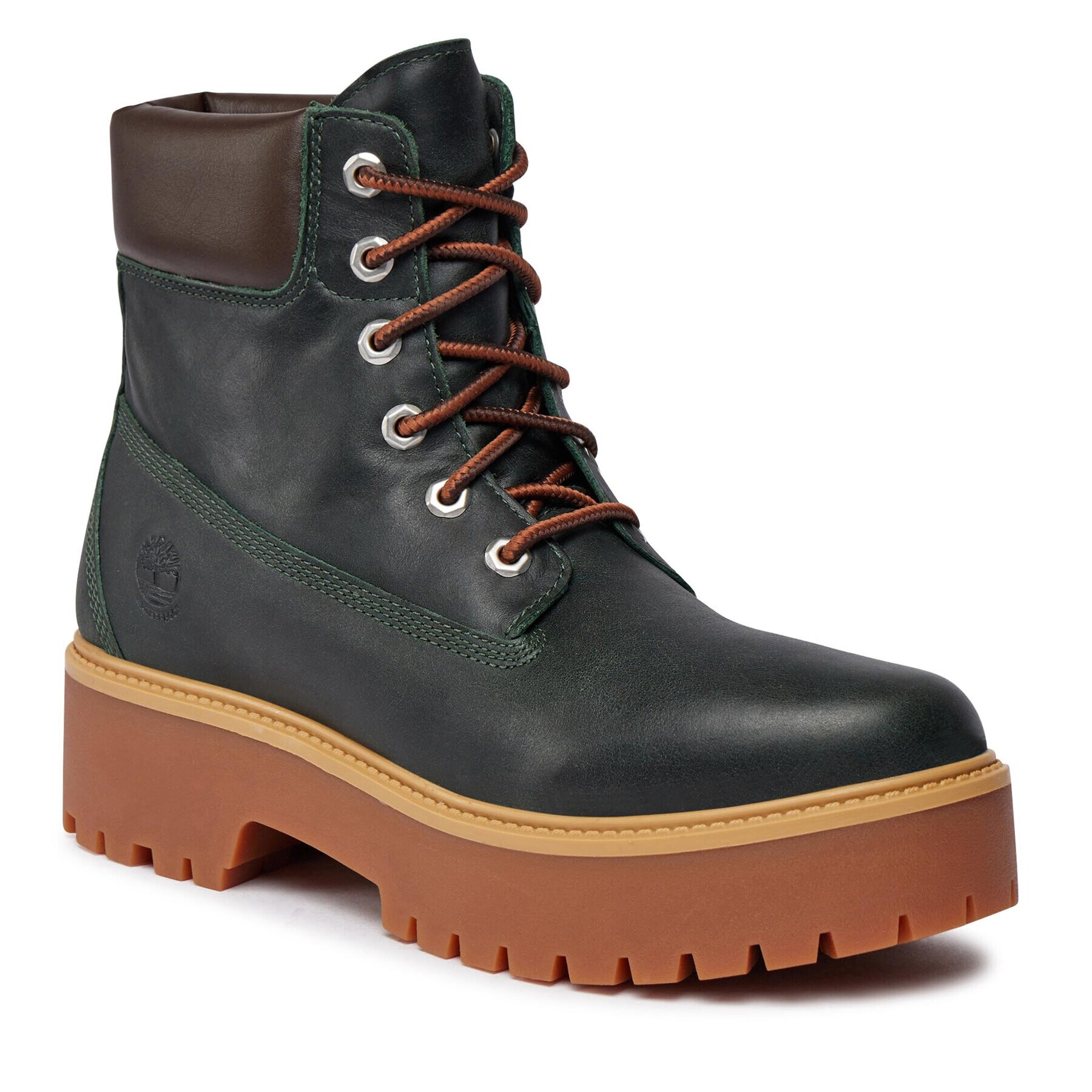 Timberland Туристически oбувки Stone Street 6In Wp TB0A5RK1EA11 Зелен - Pepit.bg