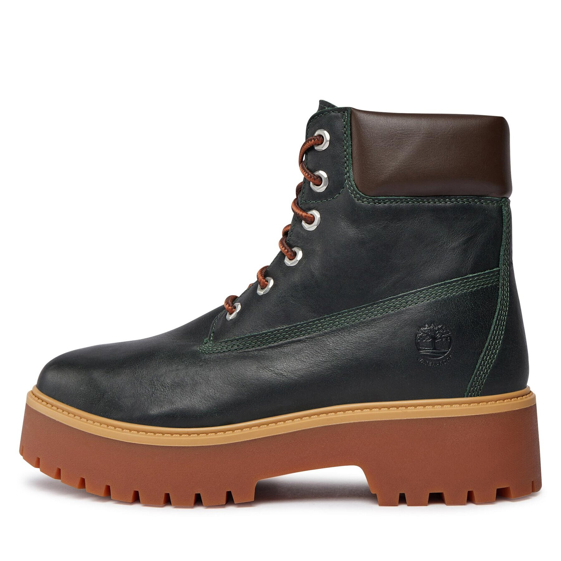 Timberland Туристически oбувки Stone Street 6In Wp TB0A5RK1EA11 Зелен - Pepit.bg