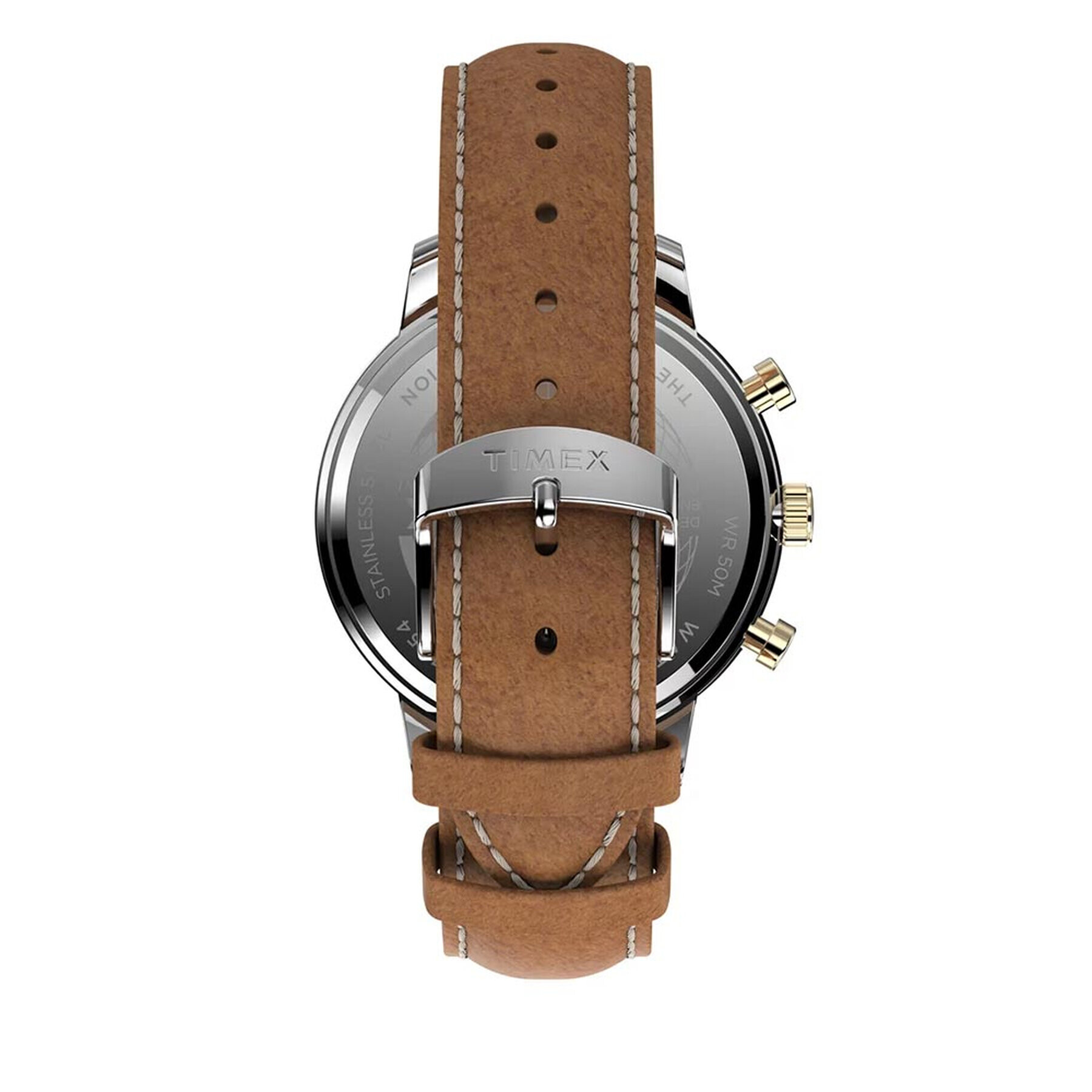 Timex Часовник Chicago Chronograph 45mm TW2U39000 Кафяв - Pepit.bg