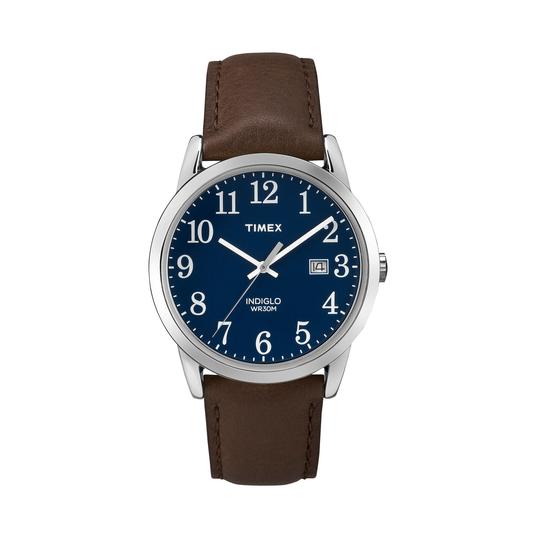 Timex Часовник Classic Indiglo TW2P75900 Кафяв - Pepit.bg
