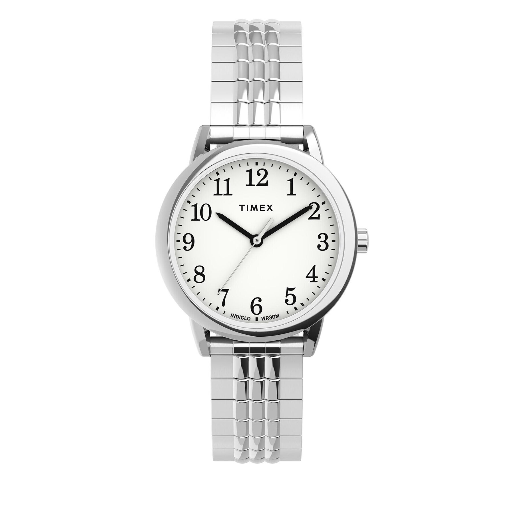 Timex Часовник Easy Reader Perfect Fit TW2U08600 Сребрист - Pepit.bg