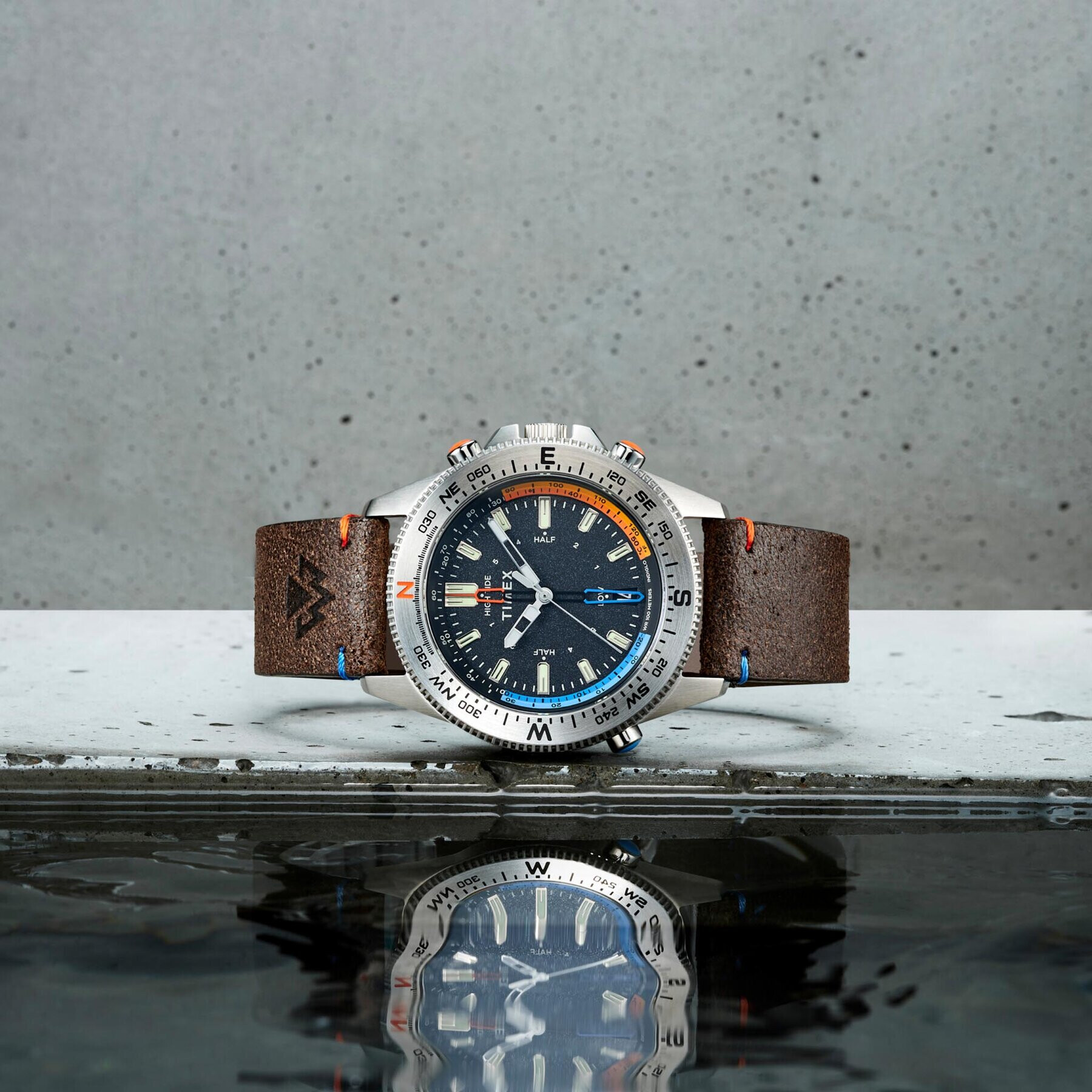 Timex Часовник Expedition North Tide-Temp-Compass TW2V64400 Кафяв - Pepit.bg