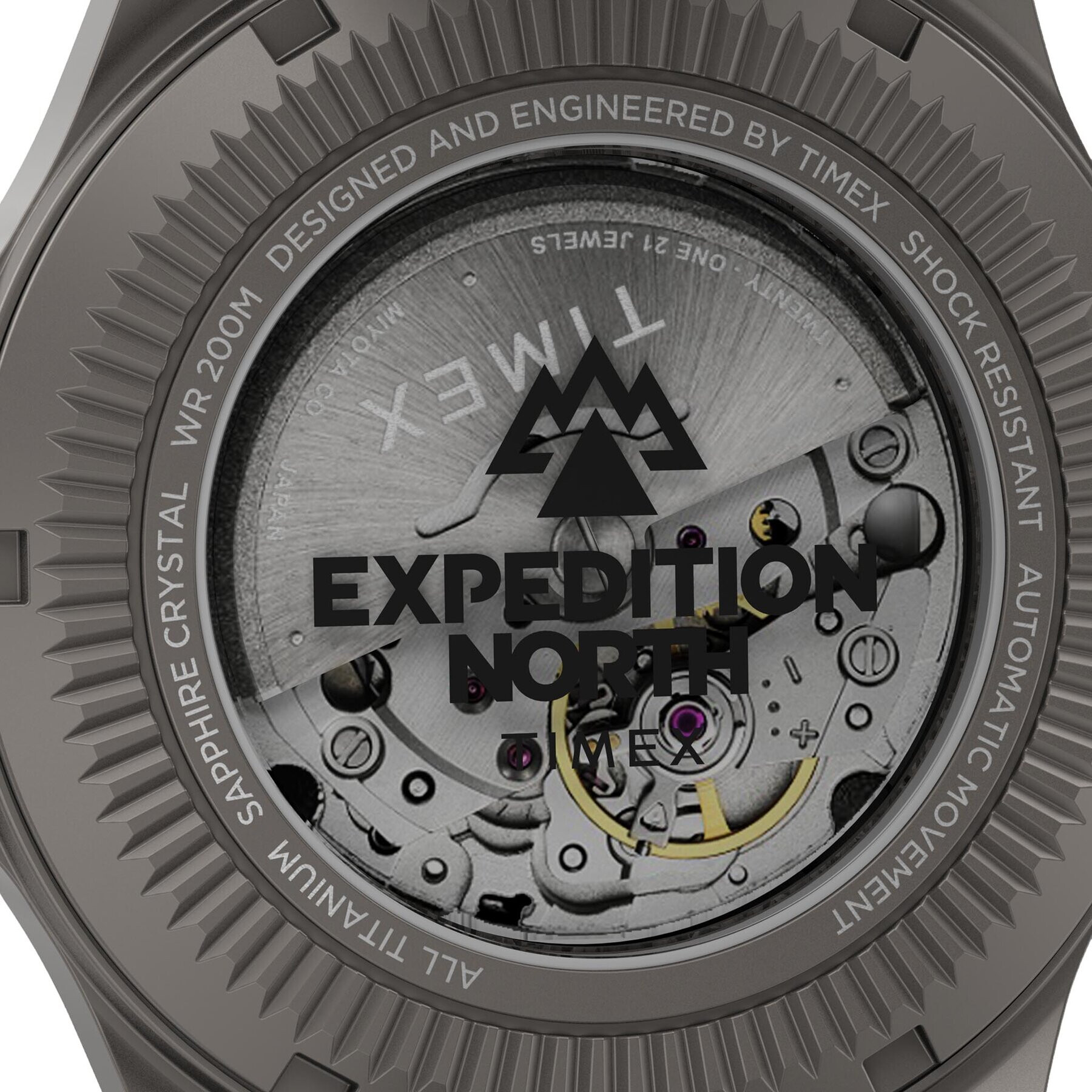 Timex Часовник Expedition North Titanium Automatic TW2V54000 Черен - Pepit.bg