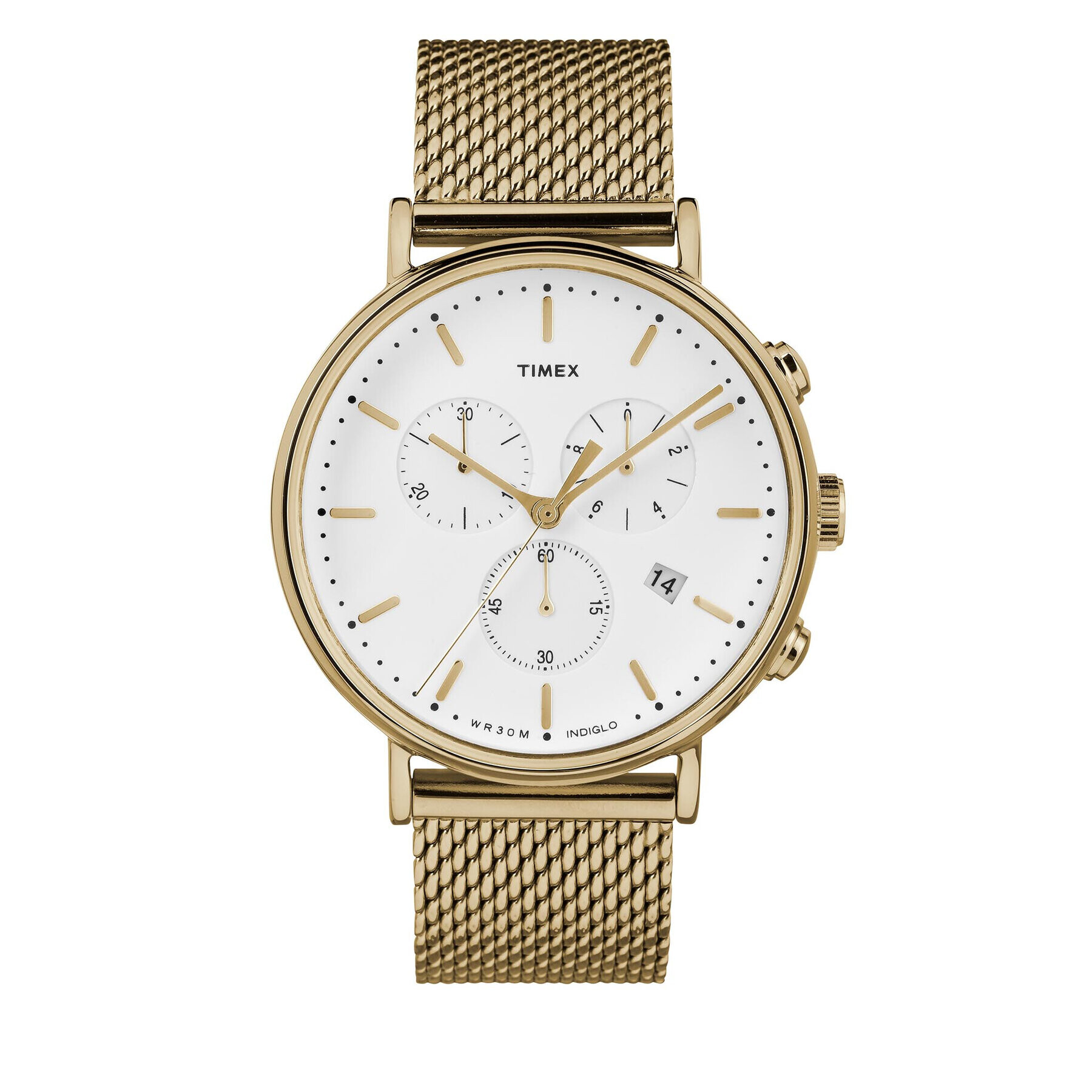 Timex Часовник Fairfield TW2R27200 Златист - Pepit.bg