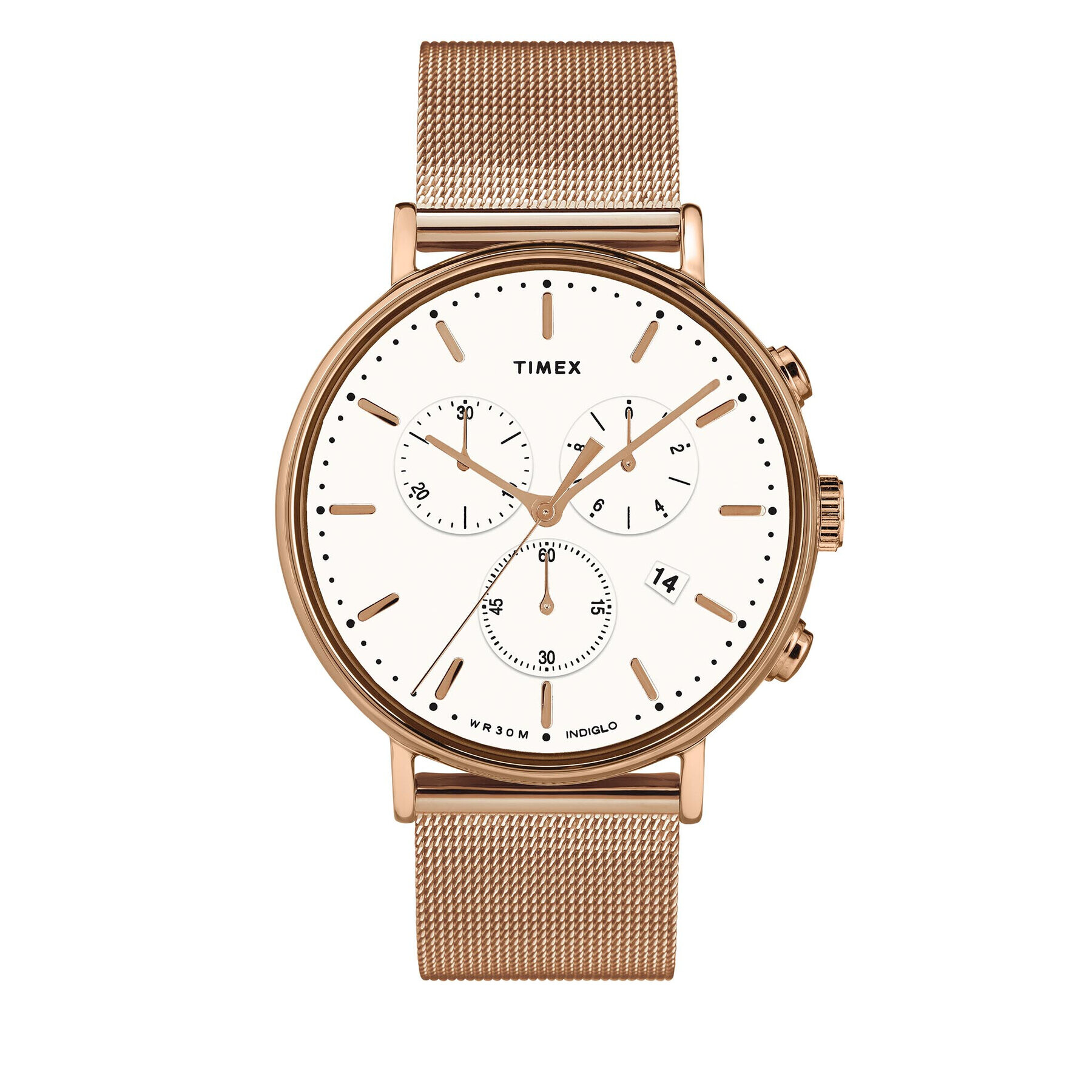 Timex Часовник Fairfield TW2T37200 Златист - Pepit.bg