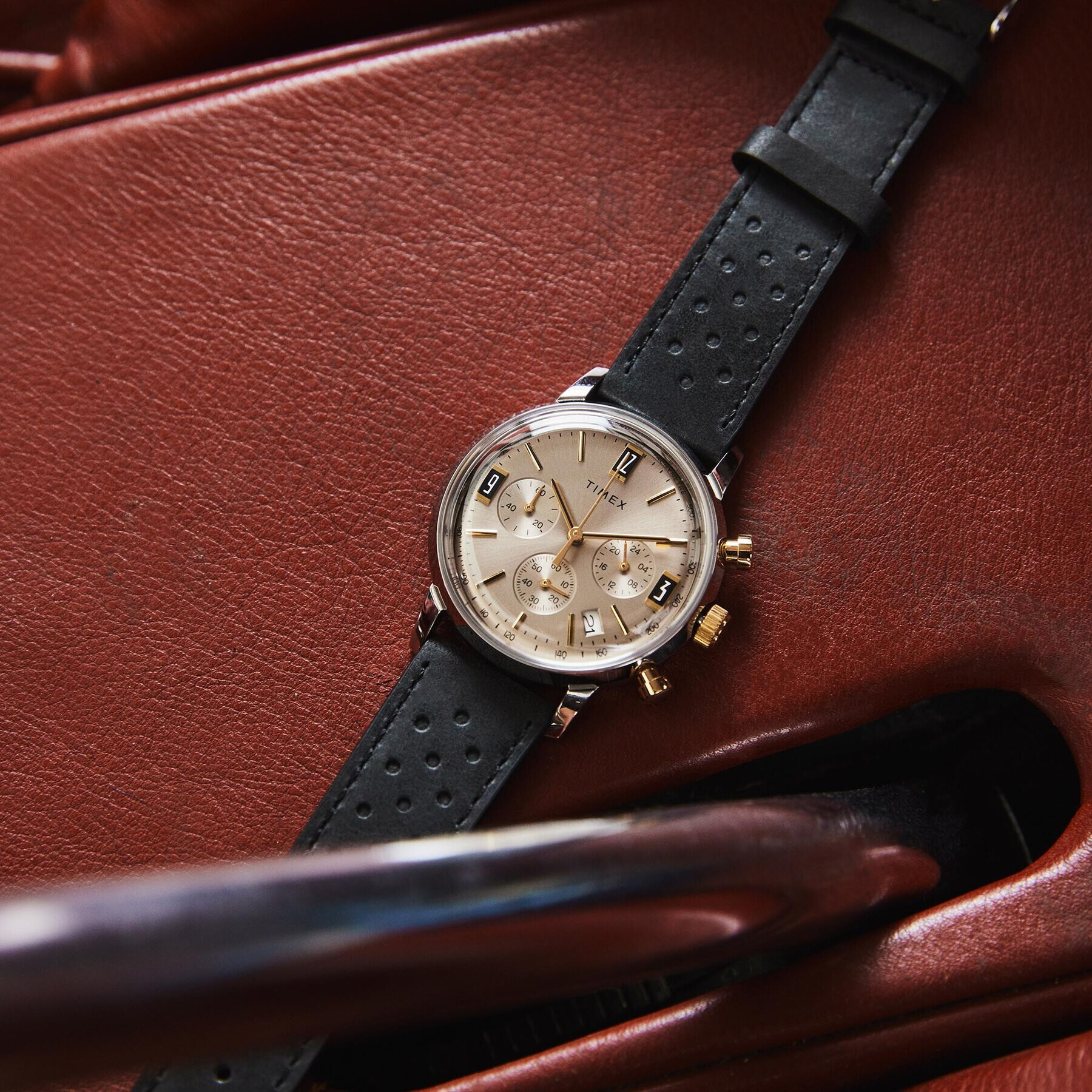 Timex Часовник Marlin Chronograph TW2W10000 Черен - Pepit.bg