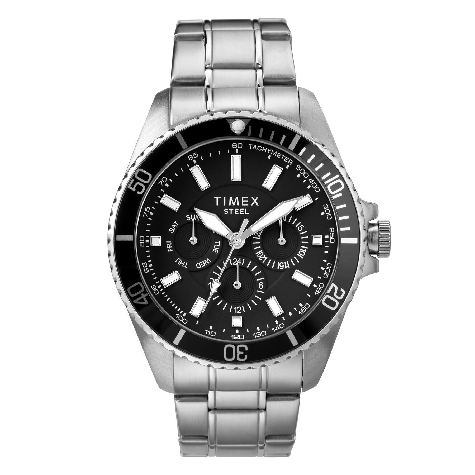 Timex Часовник Multifunction TW2T58900 Сребрист - Pepit.bg
