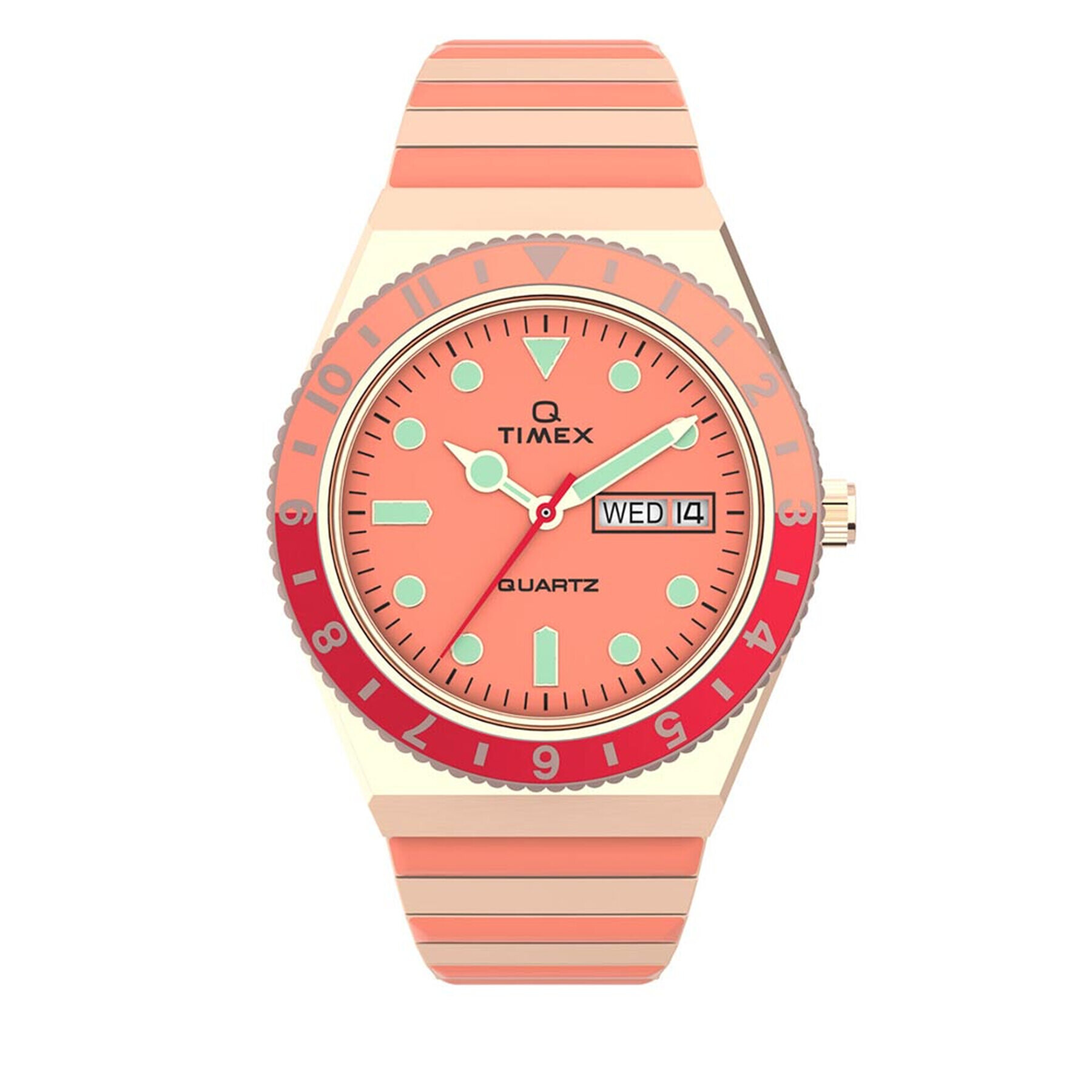 Timex Часовник Q Malibu TW2V38600 Розов - Pepit.bg