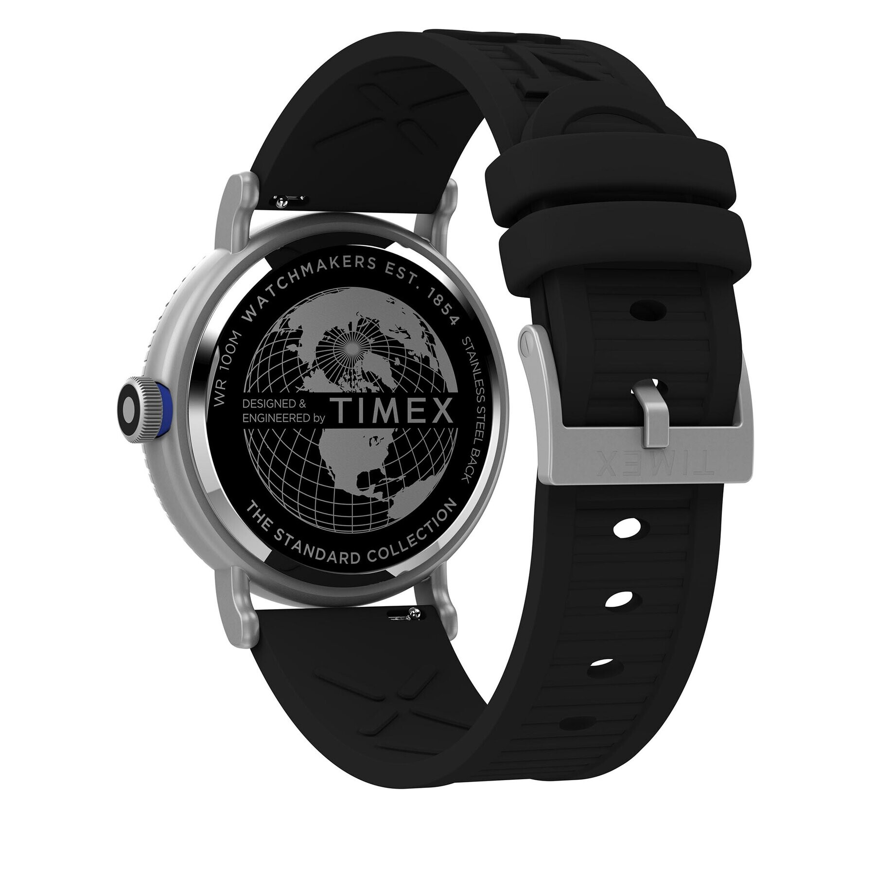 Timex Часовник Standard Diver Eco-Friendly TW2V71800 Черен - Pepit.bg