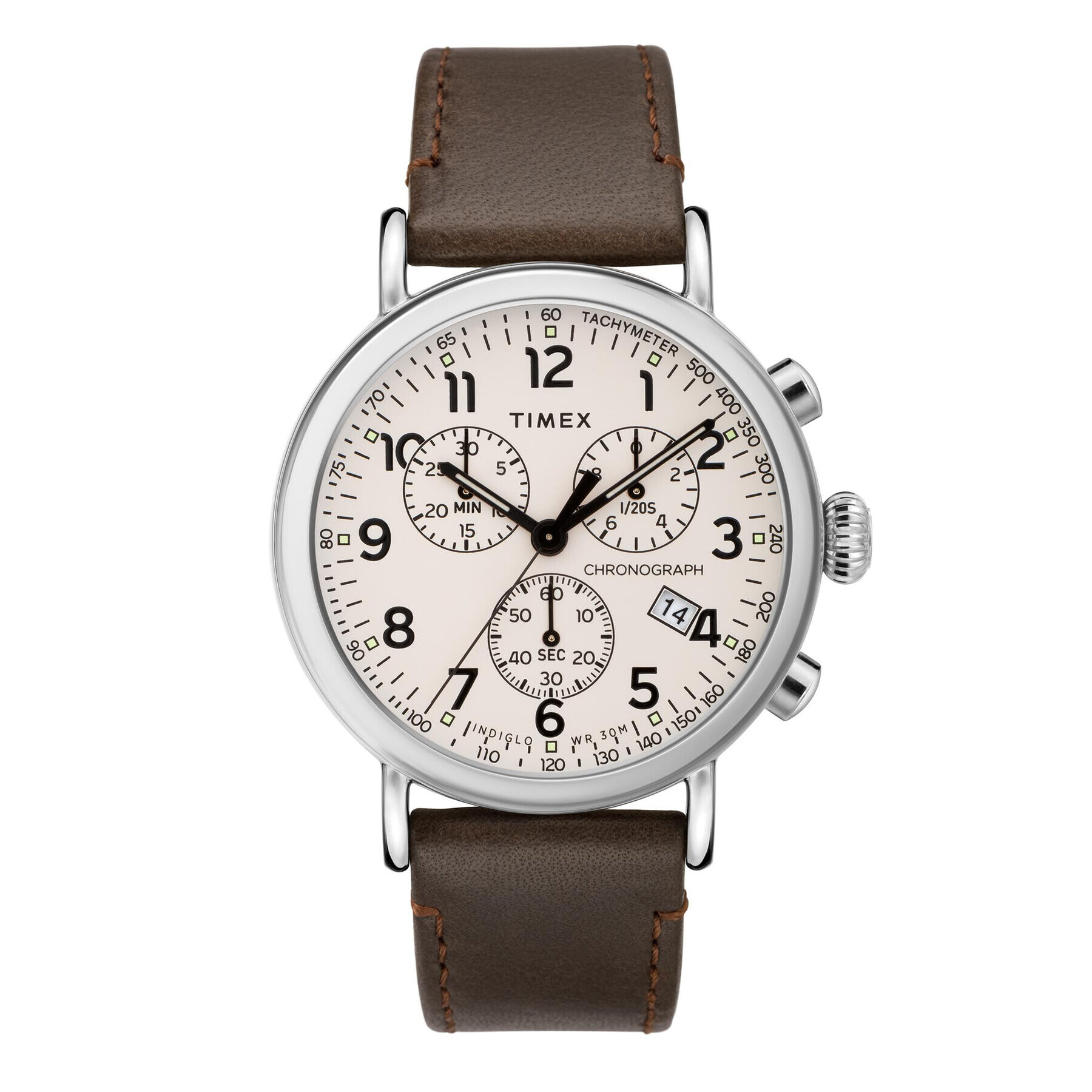 Timex Часовник Standard TW2T21000 Кафяв - Pepit.bg
