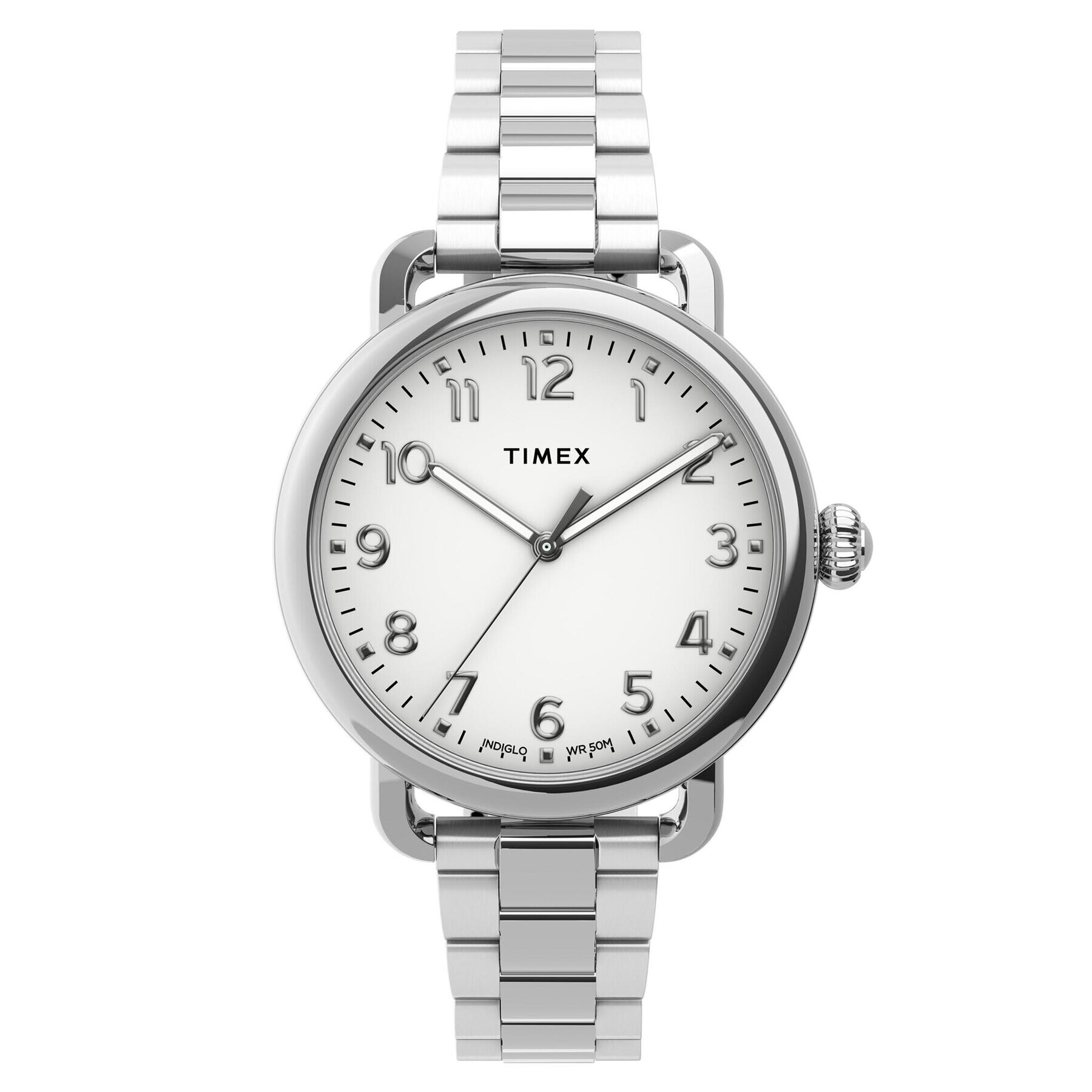 Timex Часовник Standard TW2U13700 Сребрист - Pepit.bg