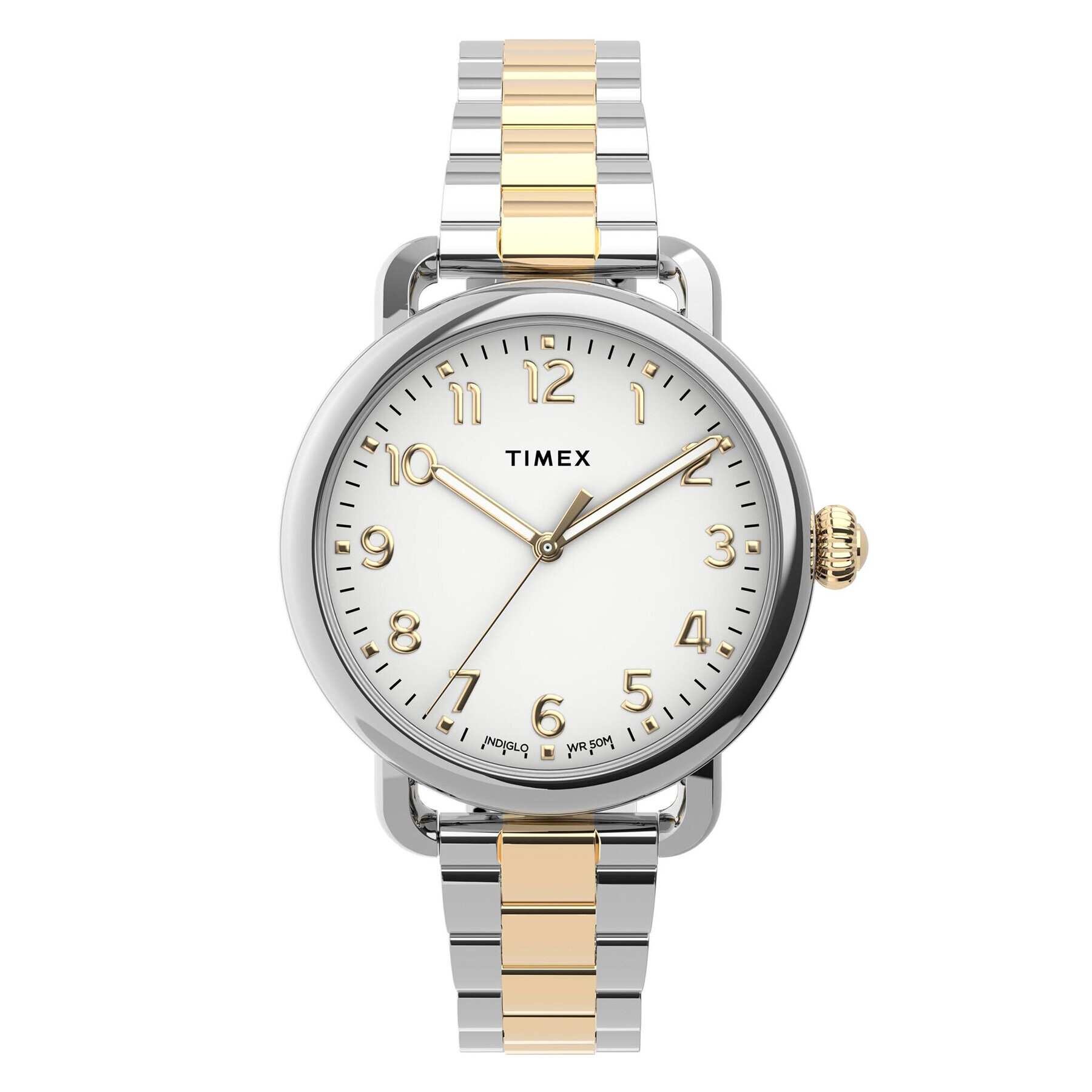 Timex Часовник Standard TW2U13800 Златист - Pepit.bg