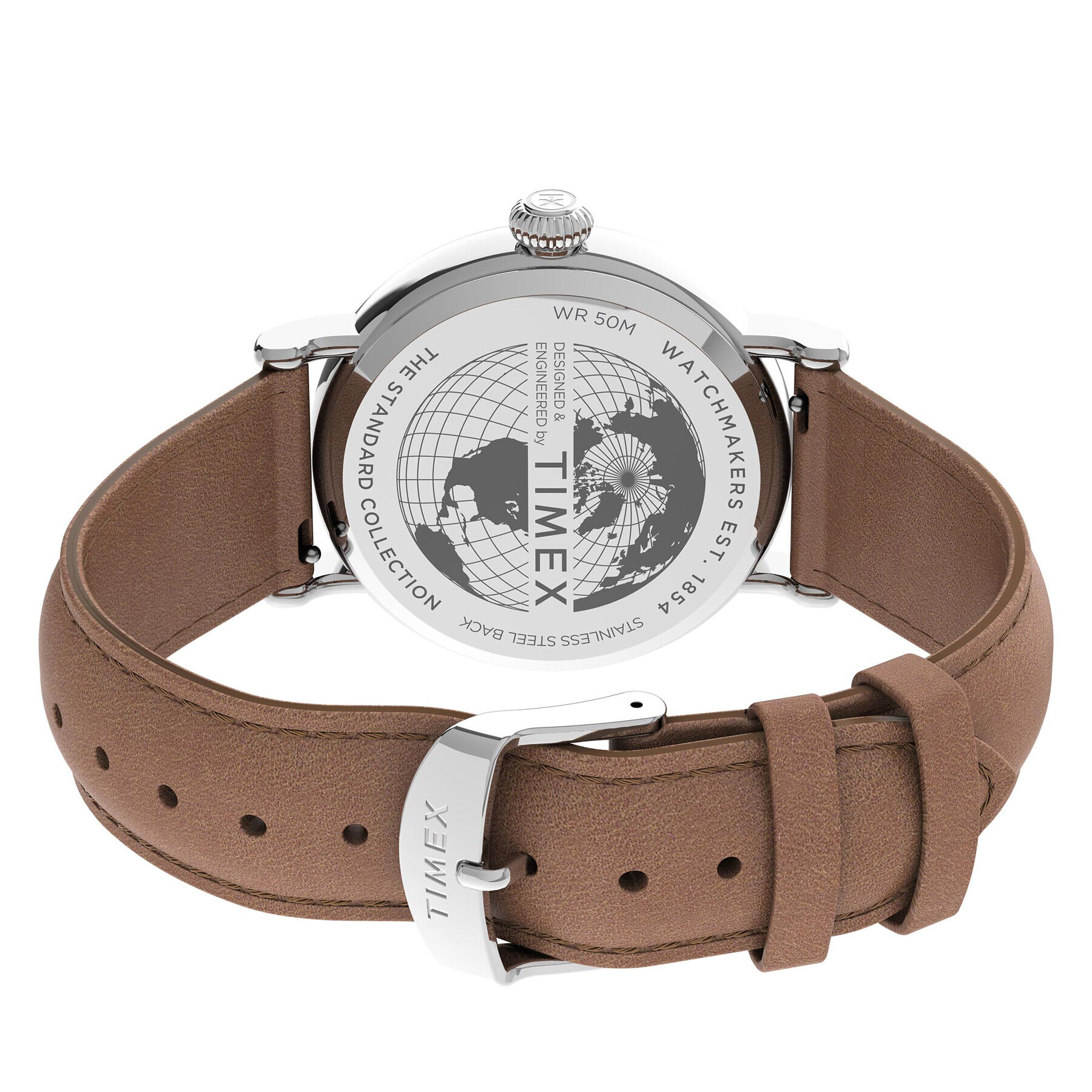 Timex Часовник Standard TW2V27700 Кафяв - Pepit.bg