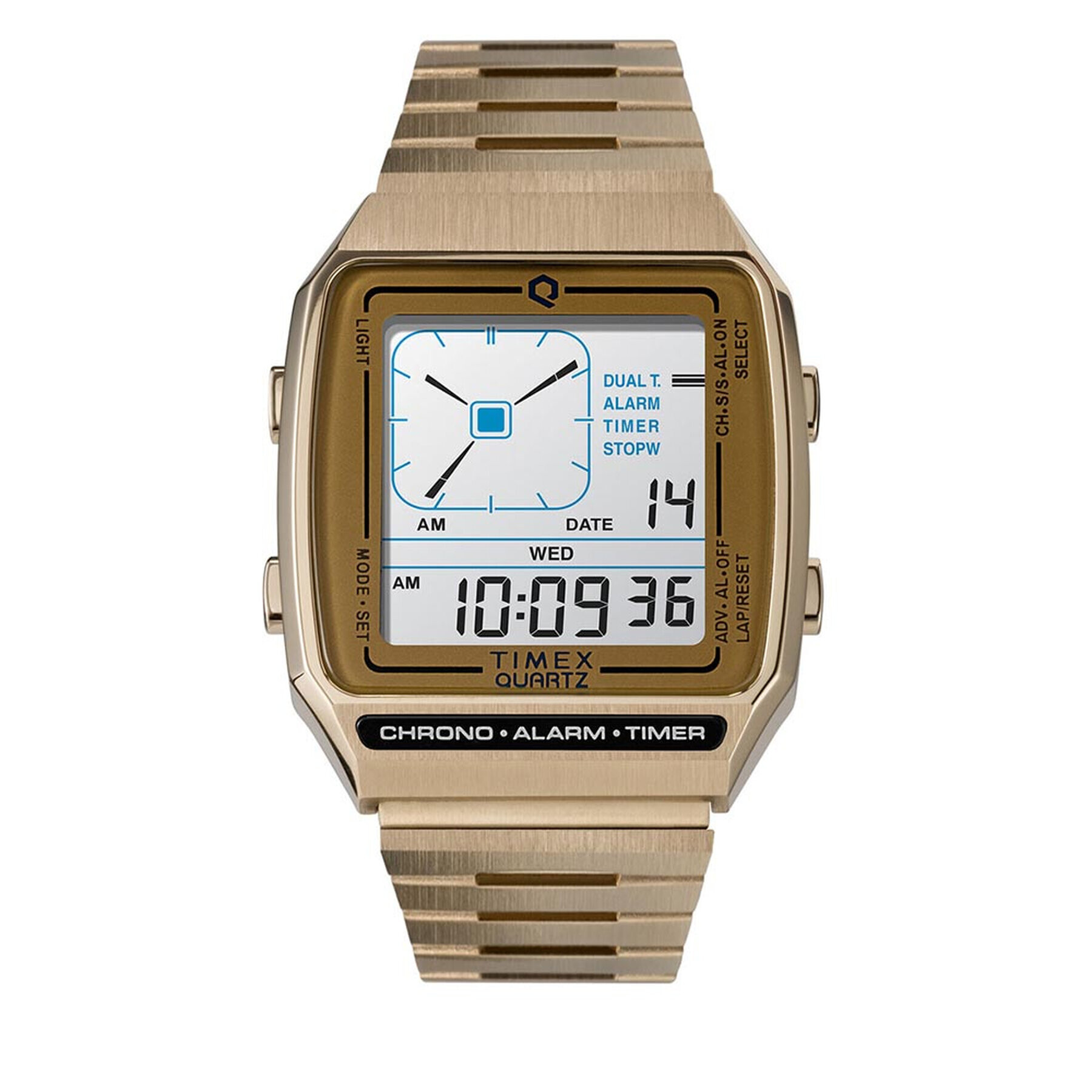 Timex Часовник TW2U72500 Златист - Pepit.bg