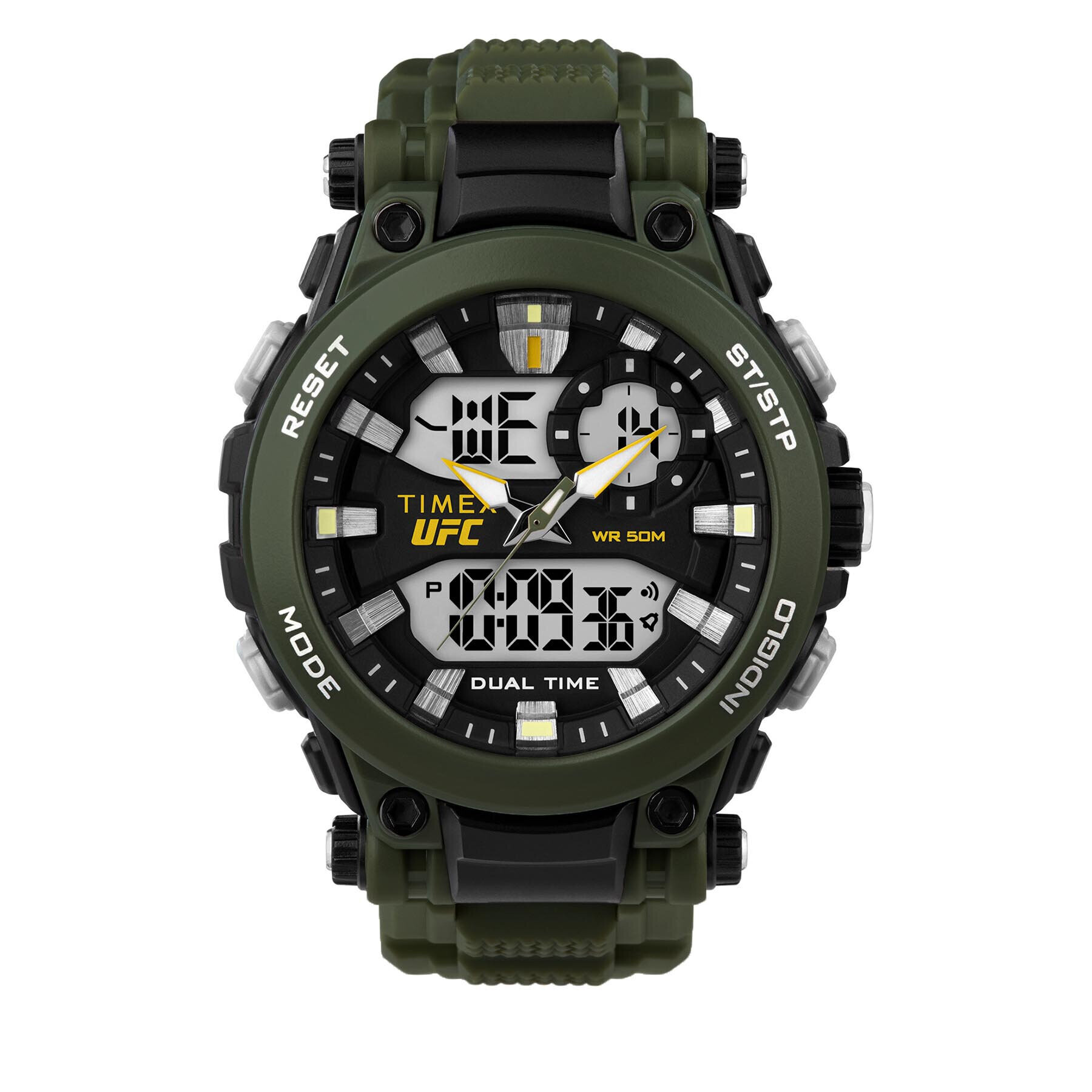 Timex Часовник UFC Impact TW5M52900 Зелен - Pepit.bg