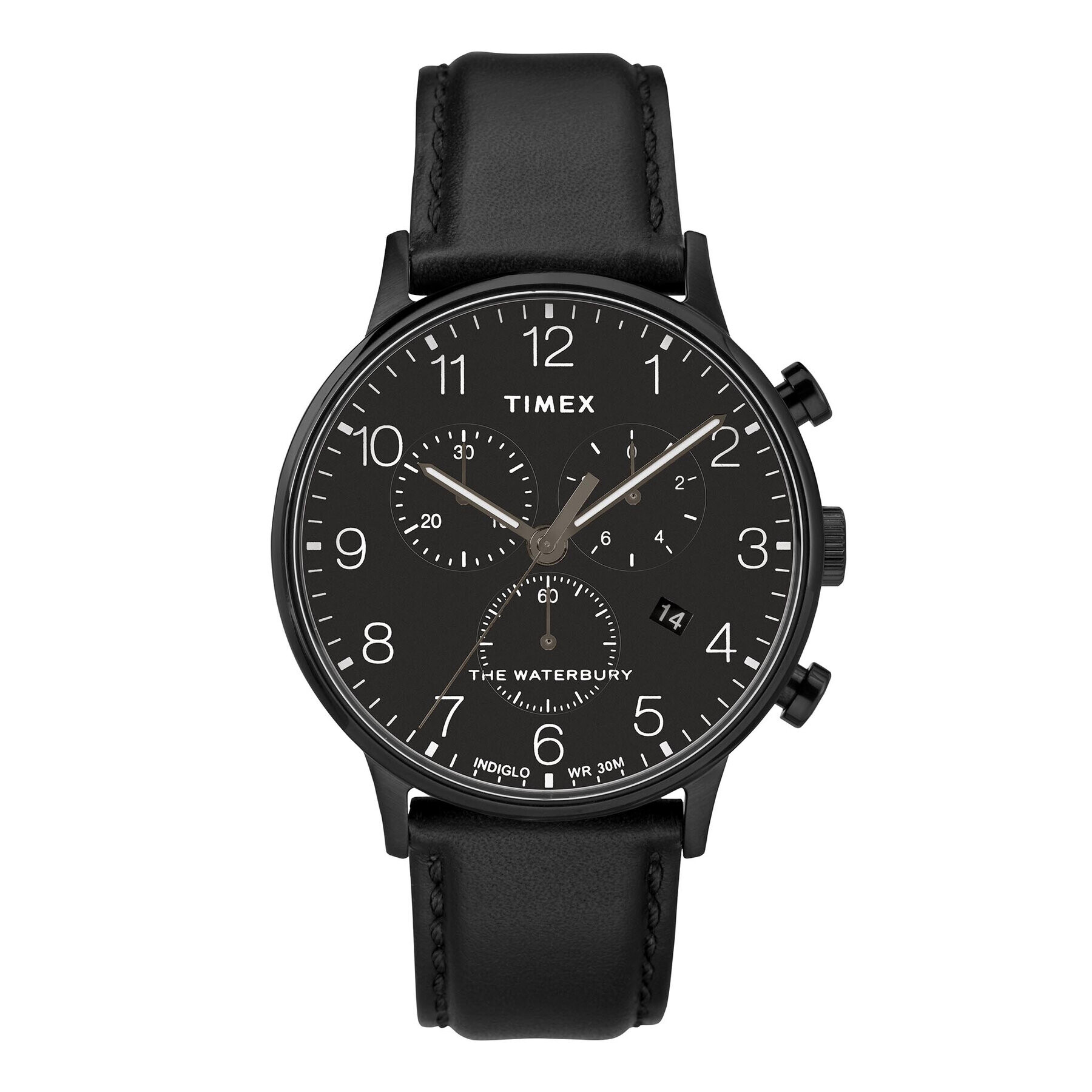 Timex Часовник Waterbury TW2R71800 Черен - Pepit.bg
