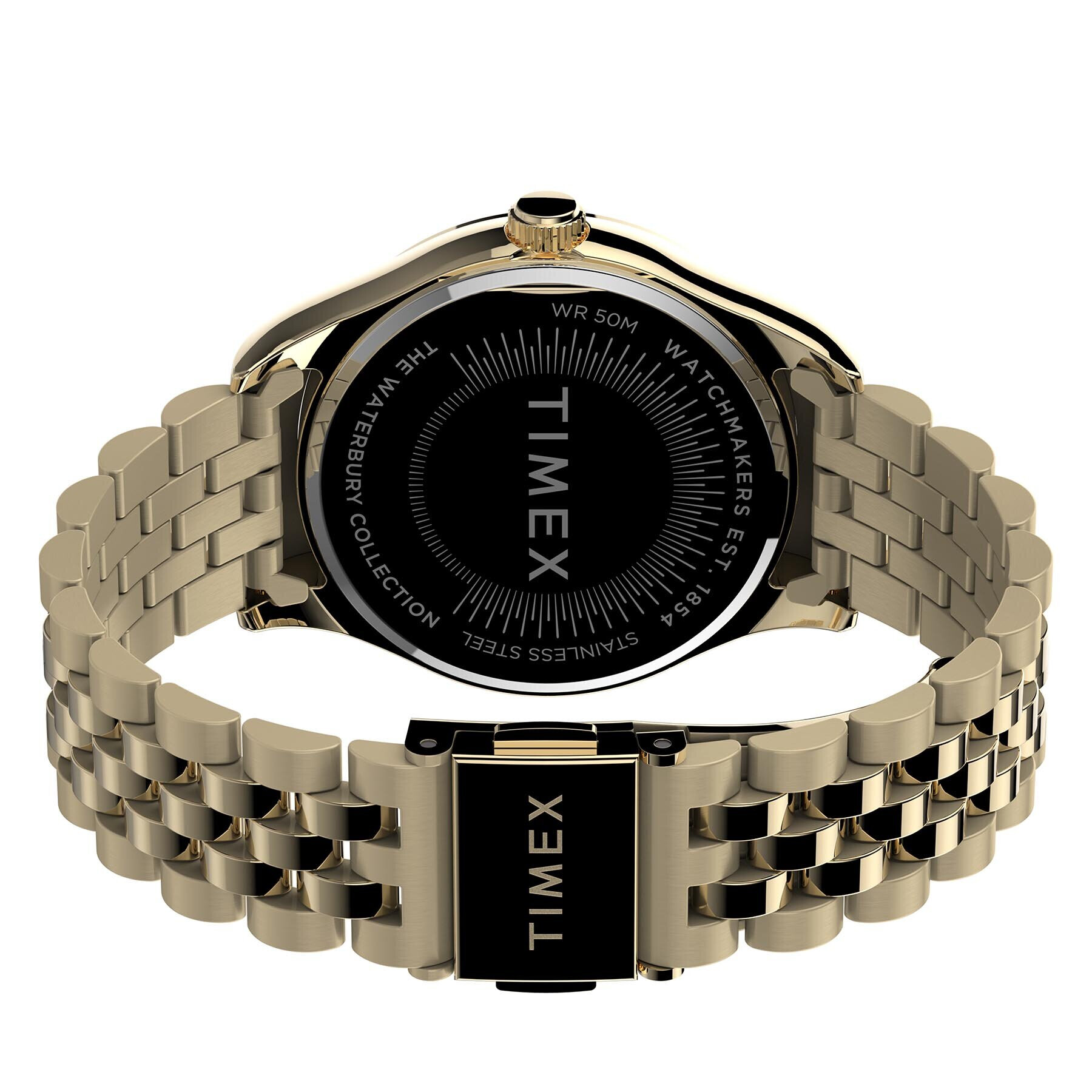 Timex Часовник Waterbury TW2V45700 Златист - Pepit.bg