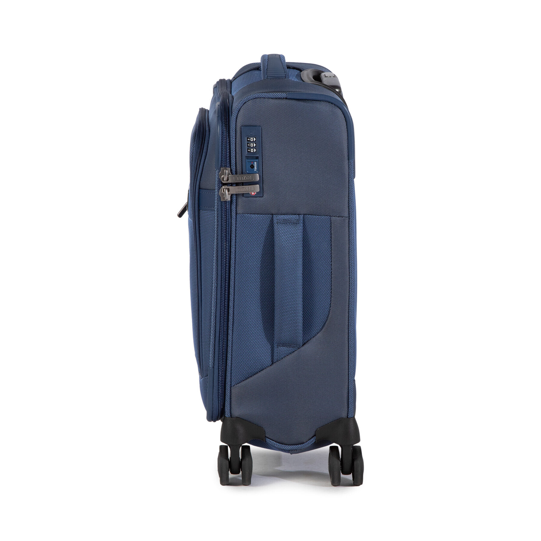 Titan Малък текстилен куфар Prime 391406-20 Тъмносин - Pepit.bg