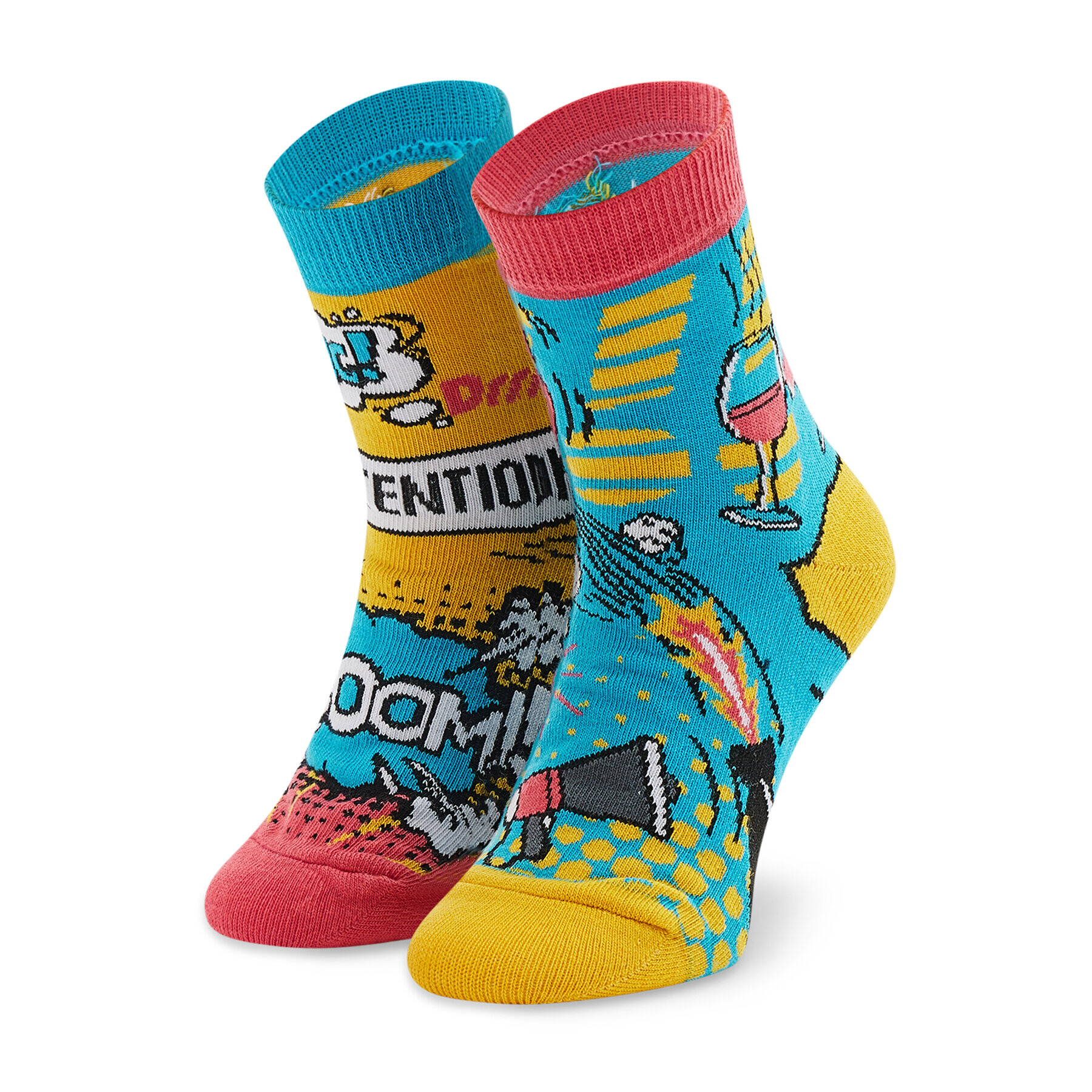 Todo Socks Чорапи дълги детски Boom Boom Цветен - Pepit.bg