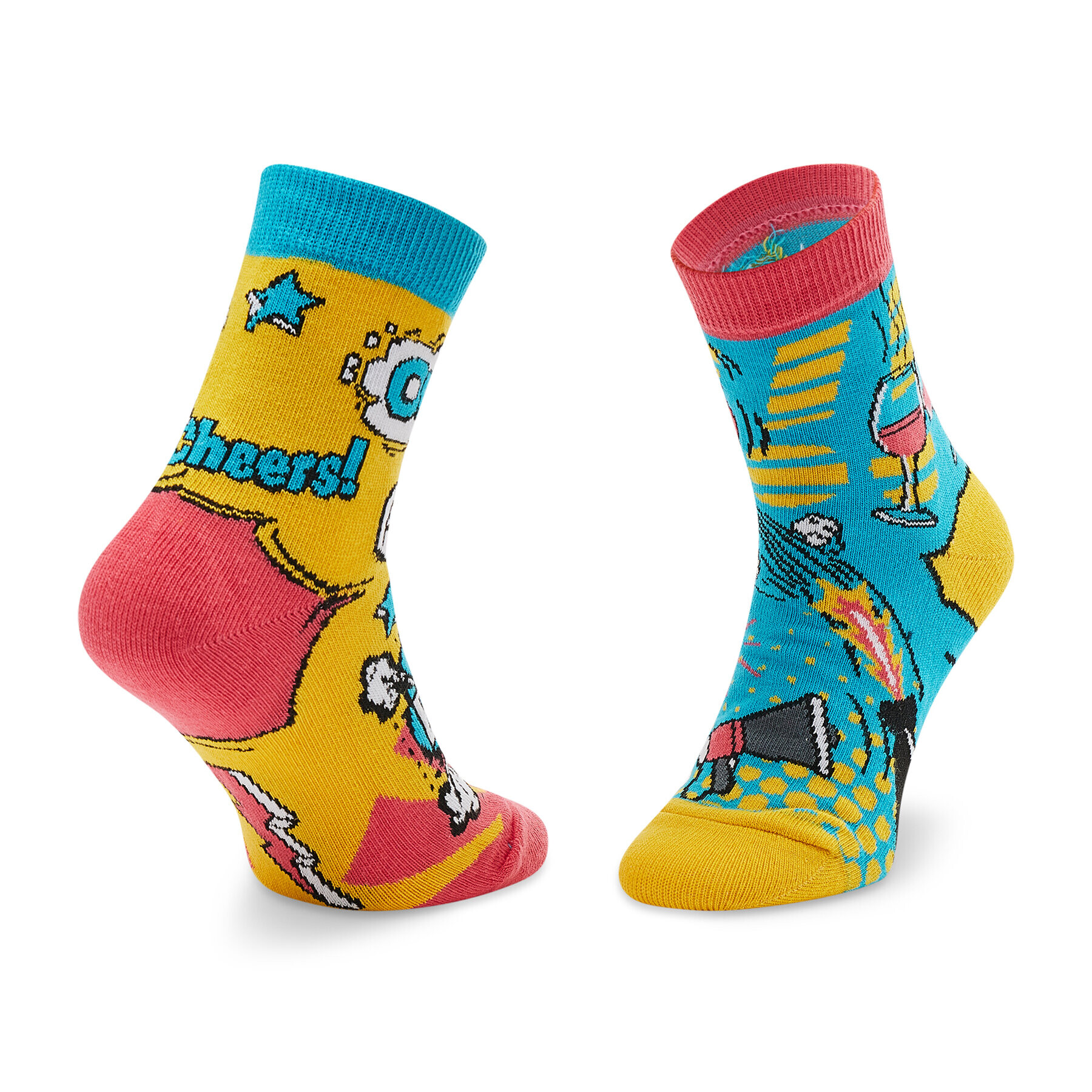 Todo Socks Чорапи дълги детски Boom Boom Цветен - Pepit.bg