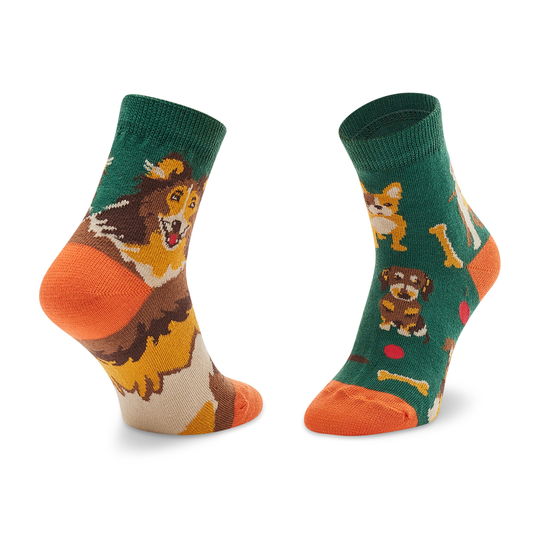 Todo Socks Чорапи дълги детски Dogs Зелен - Pepit.bg