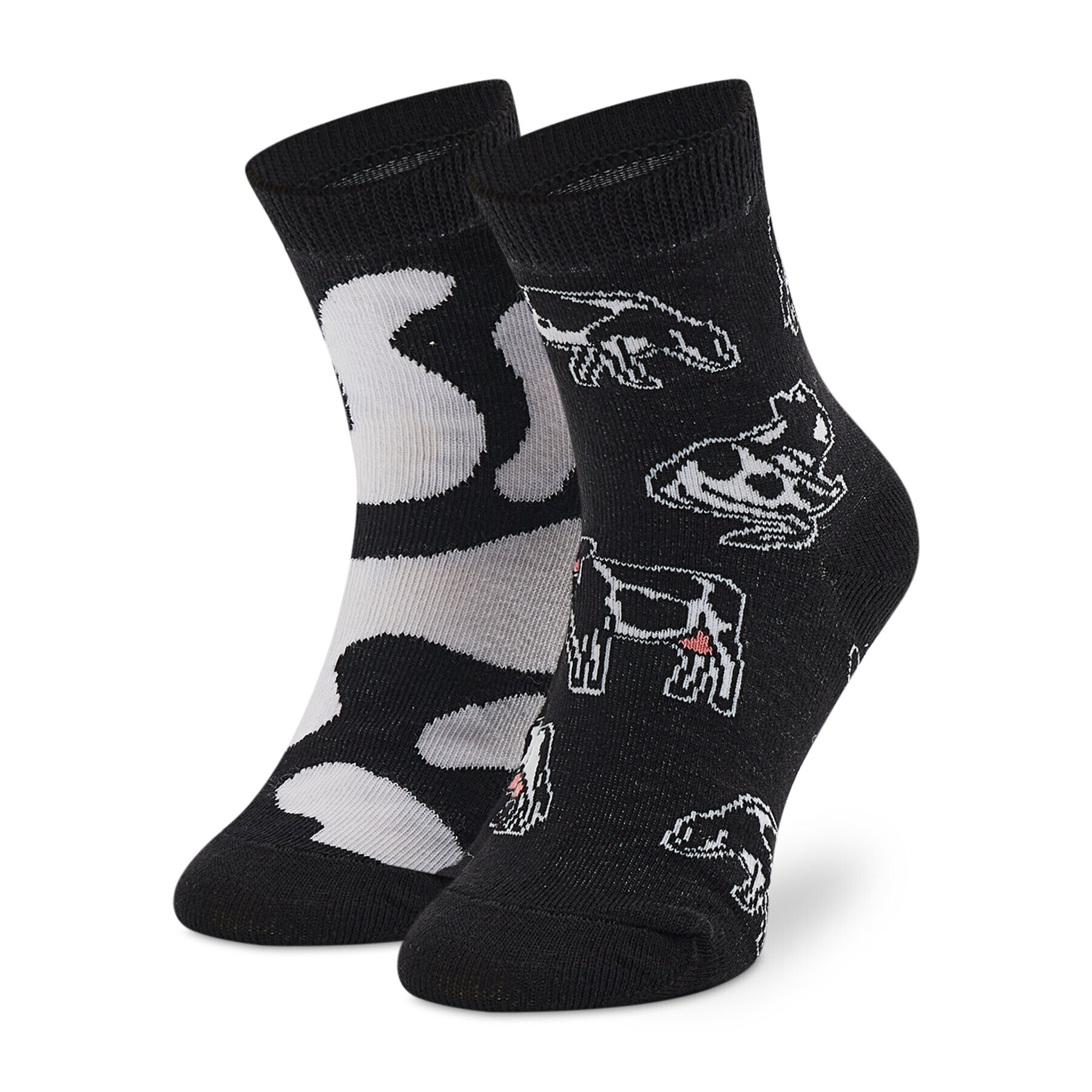 Todo Socks Чорапи дълги детски Wow Cow Черен - Pepit.bg