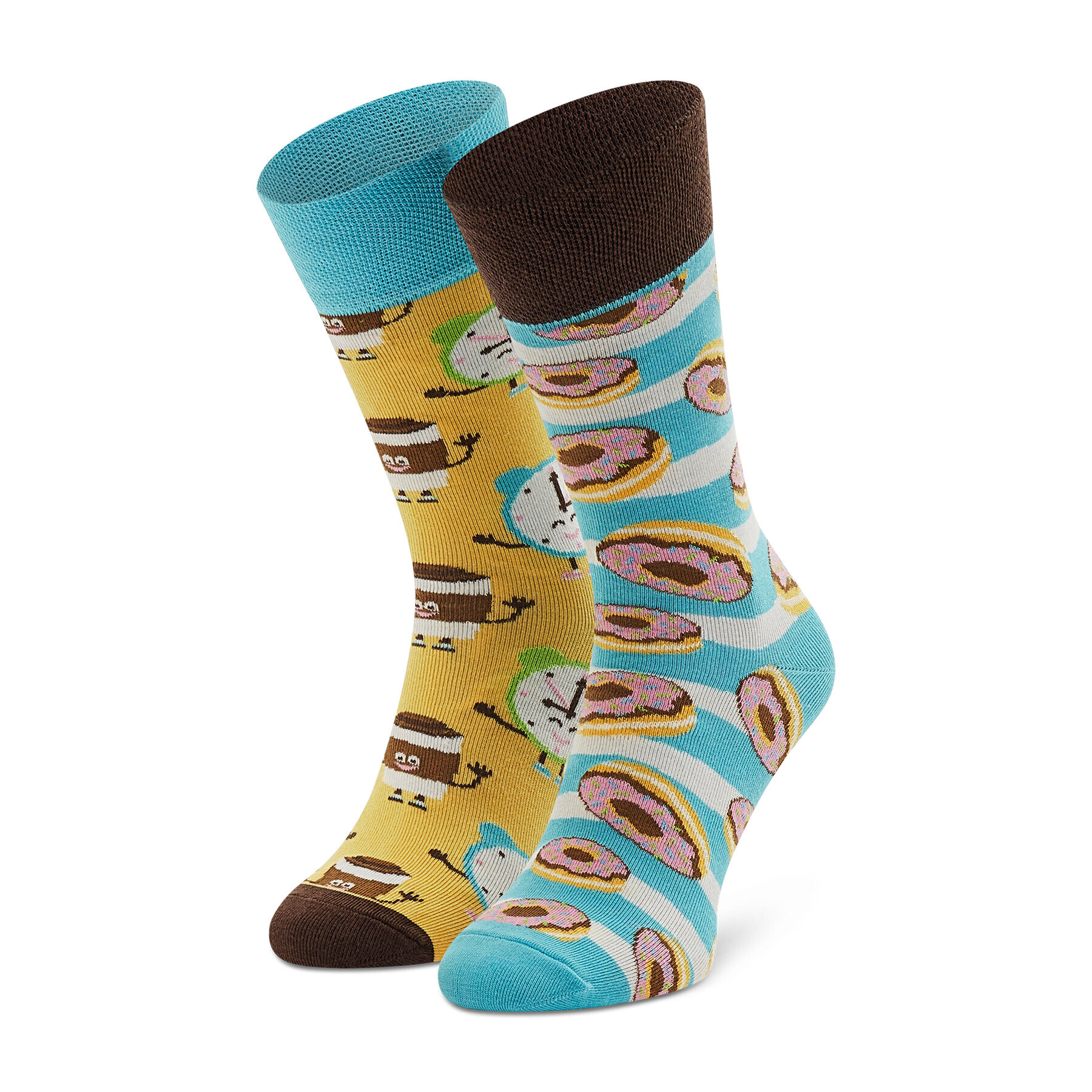 Todo Socks Дълги чорапи unisex Donut Heaven Цветен - Pepit.bg