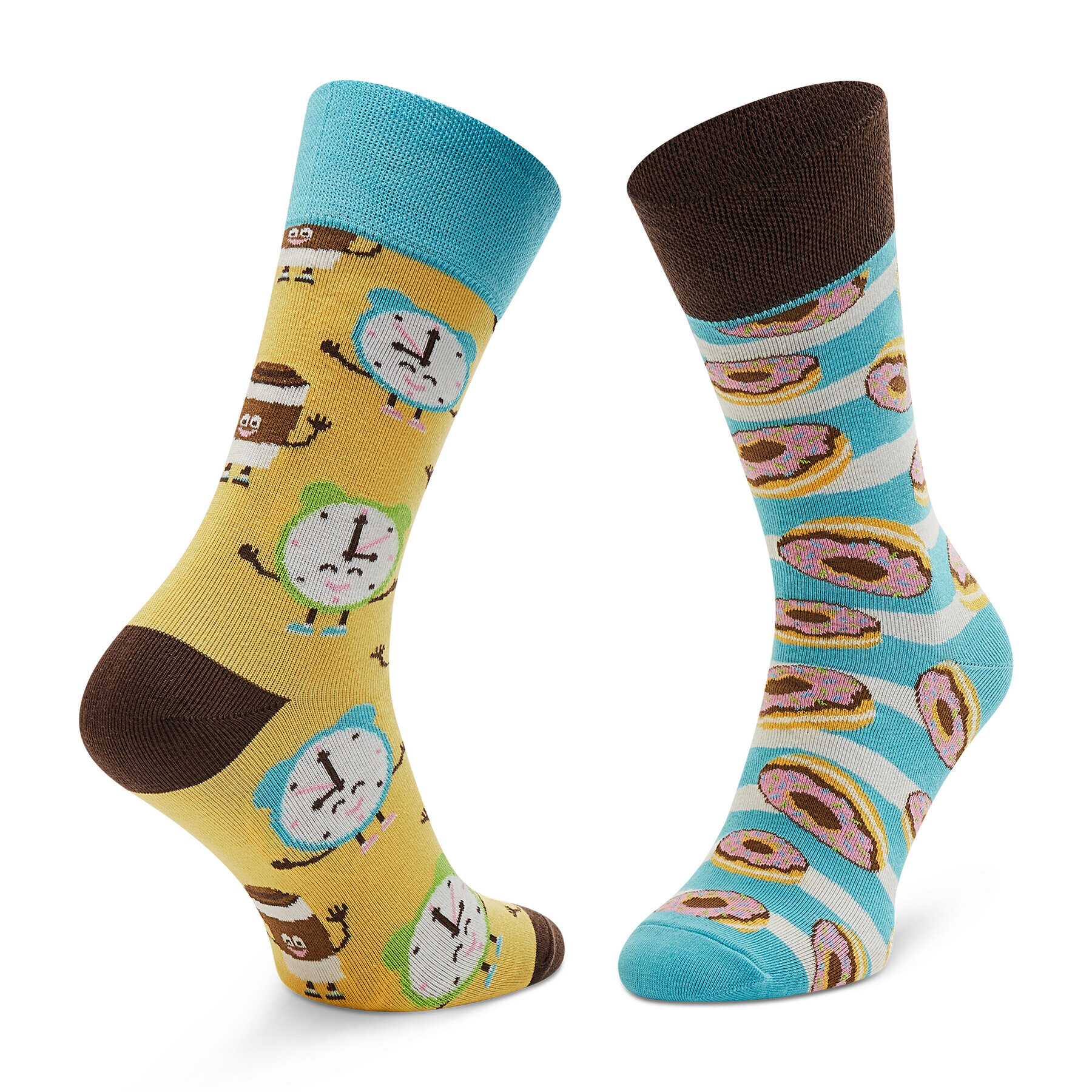 Todo Socks Дълги чорапи unisex Donut Heaven Цветен - Pepit.bg