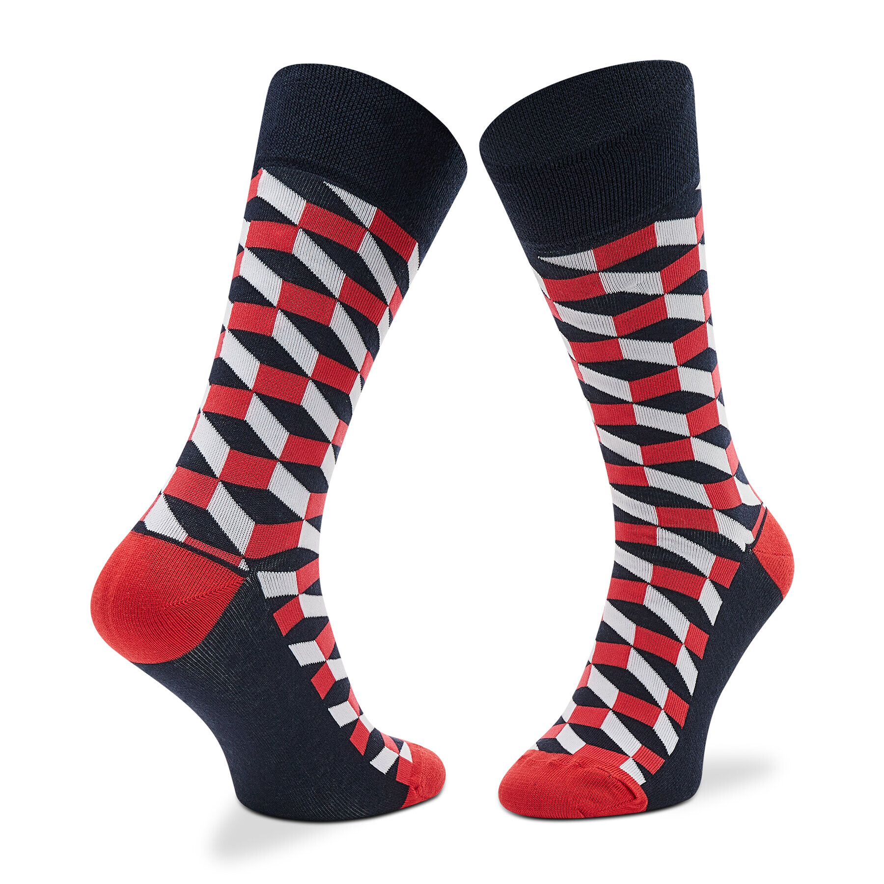 Todo Socks Дълги чорапи unisex Geometric Print Цветен - Pepit.bg