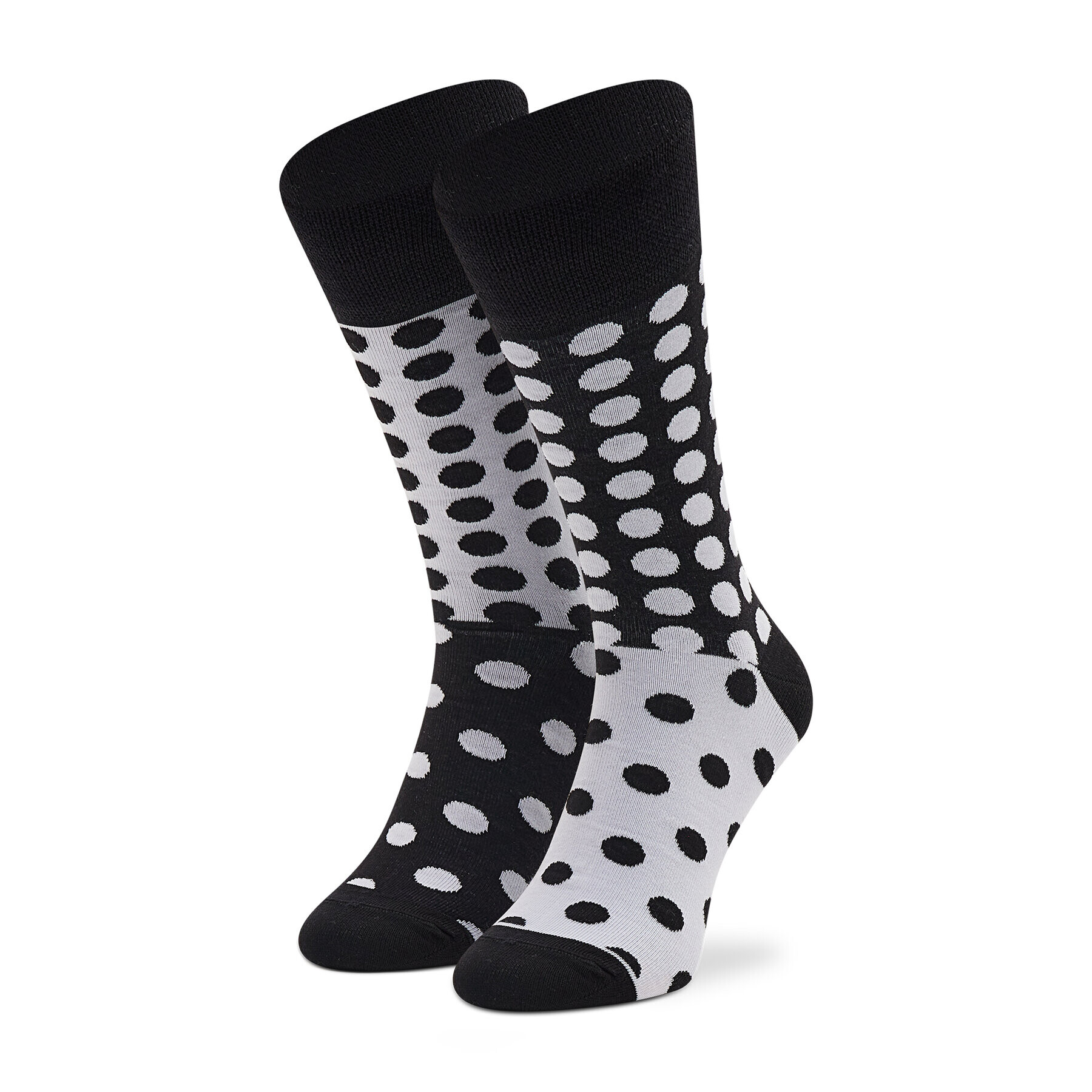 Todo Socks Дълги чорапи unisex Grochy Черен - Pepit.bg