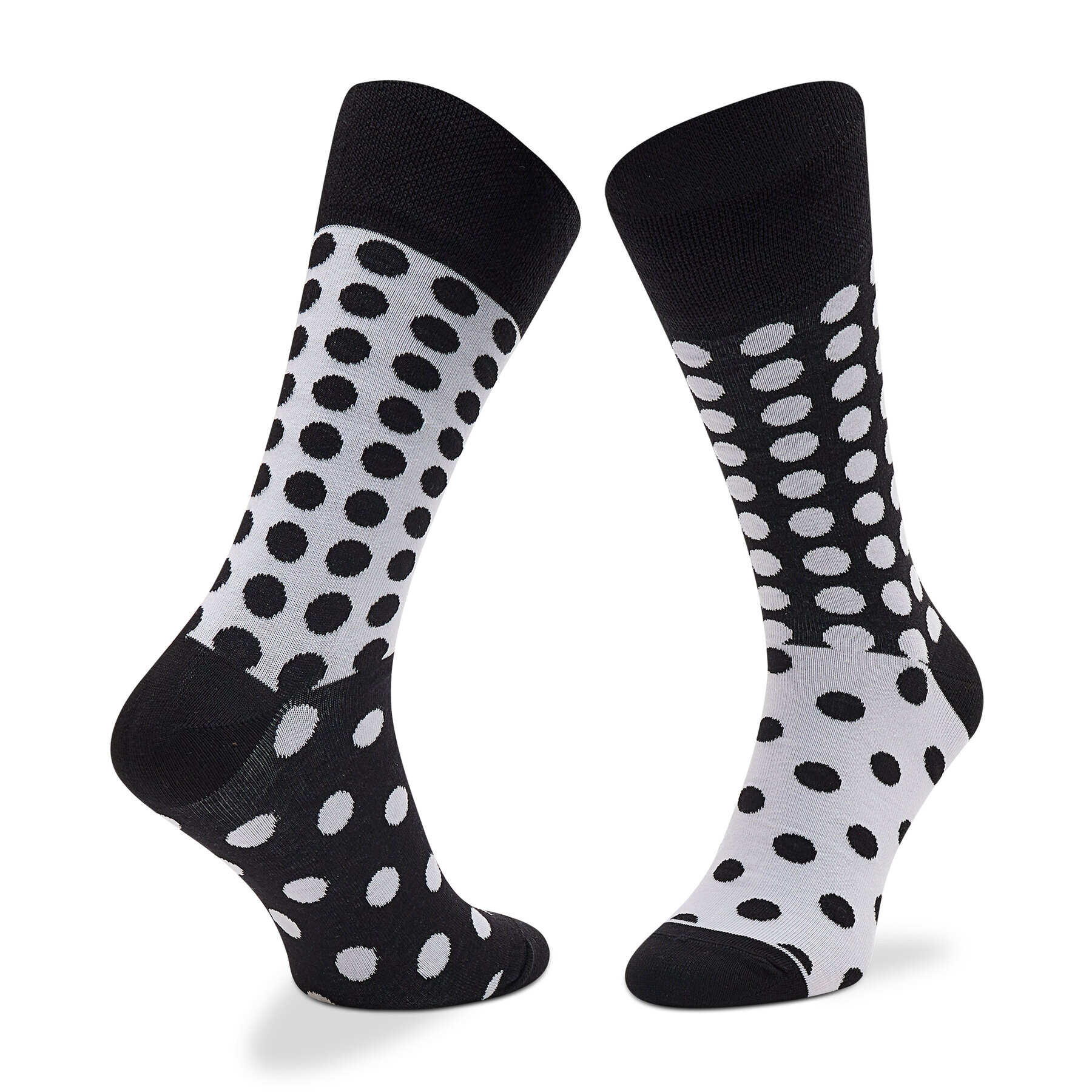 Todo Socks Дълги чорапи unisex Grochy Черен - Pepit.bg