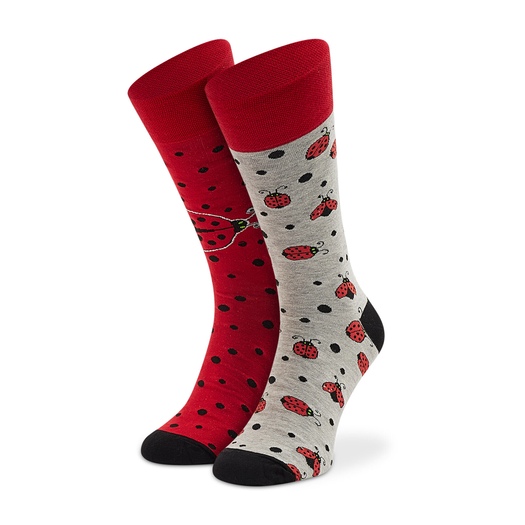 Todo Socks Дълги чорапи unisex Ladybung Червен - Pepit.bg