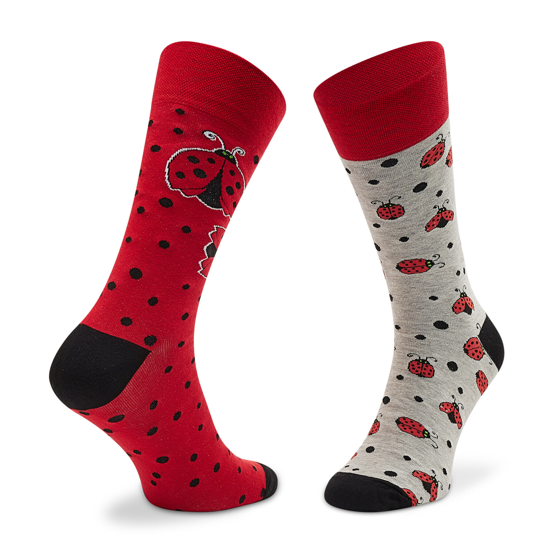 Todo Socks Дълги чорапи unisex Ladybung Червен - Pepit.bg